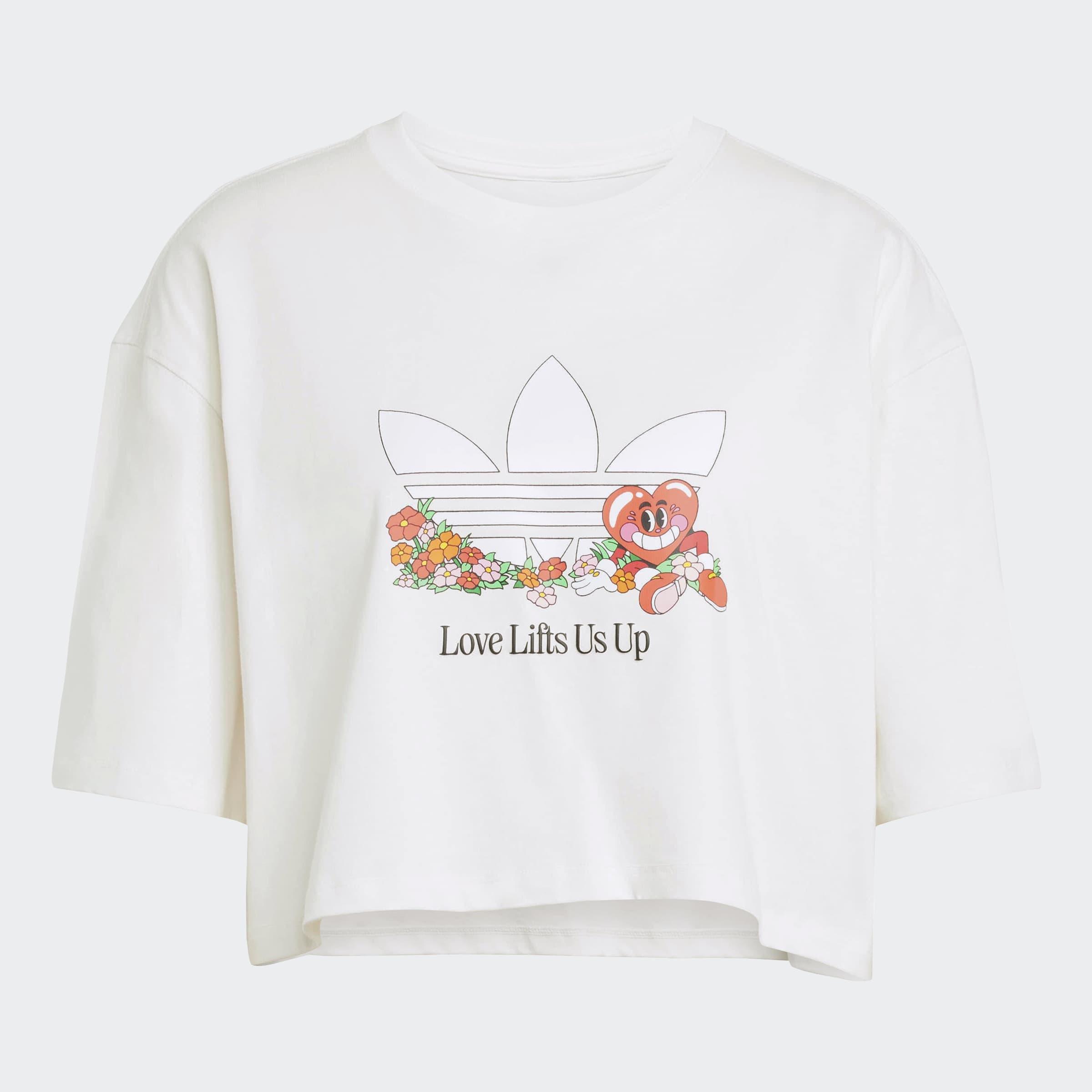 adidas Originals Graphic T-Shirt, White