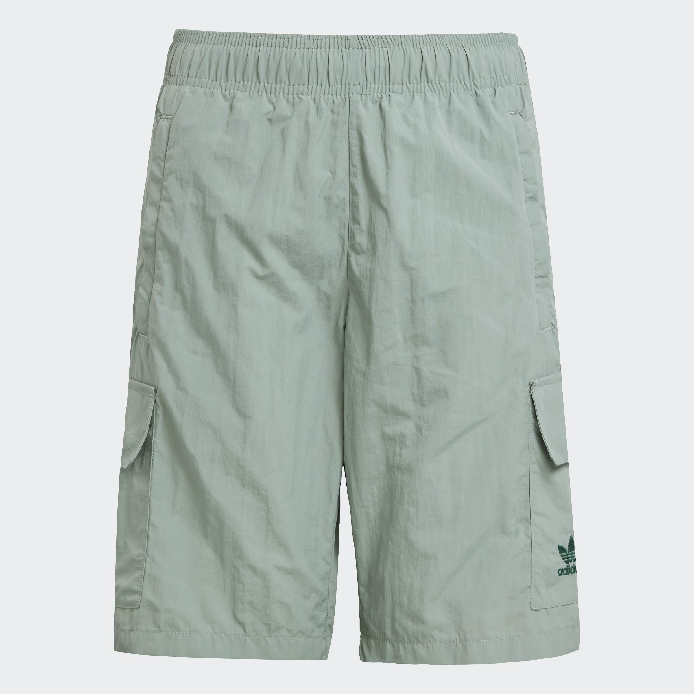 Kids Unisex Cargo Shorts, Green, A901_ONE, large image number 0