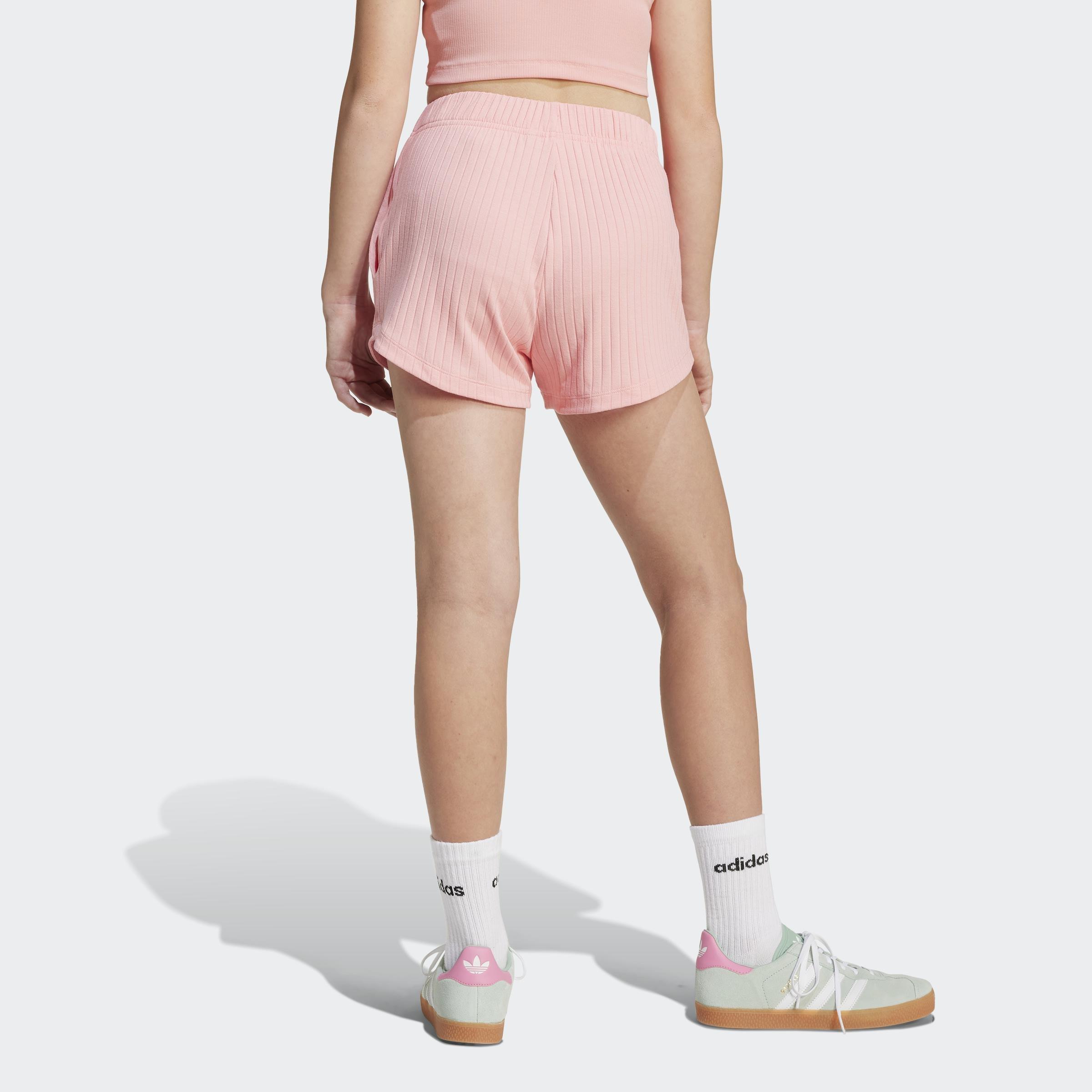 Kids Ribbed Shorts, Pink, A901_ONE, large image number 4