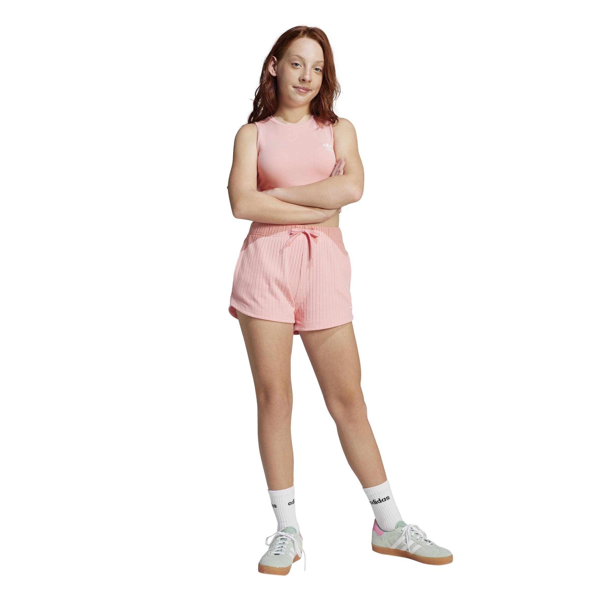 Kids Ribbed Shorts, Pink, A901_ONE, large image number 10