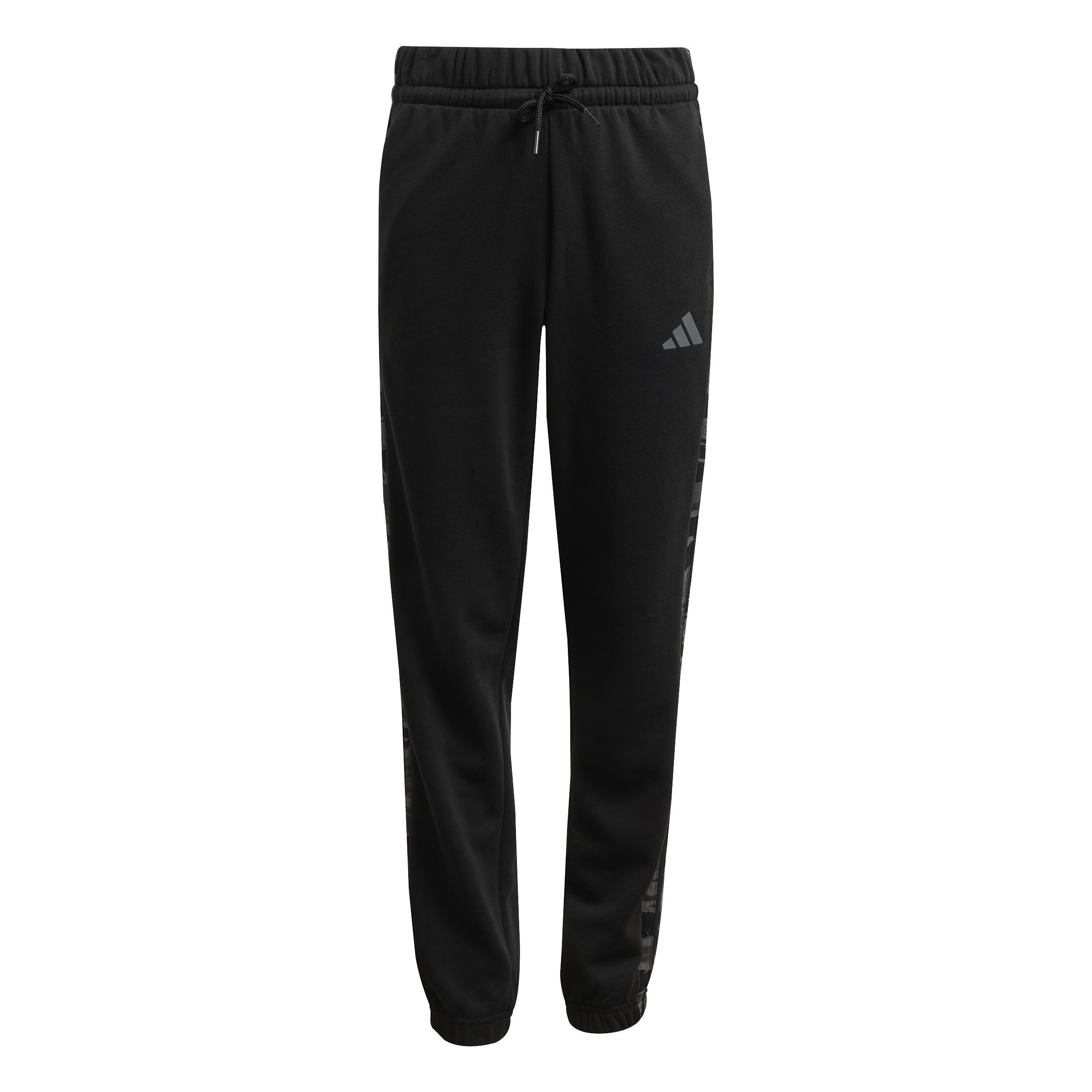 Kids Unisex Seasonal Essentials Camo Joggers, Black