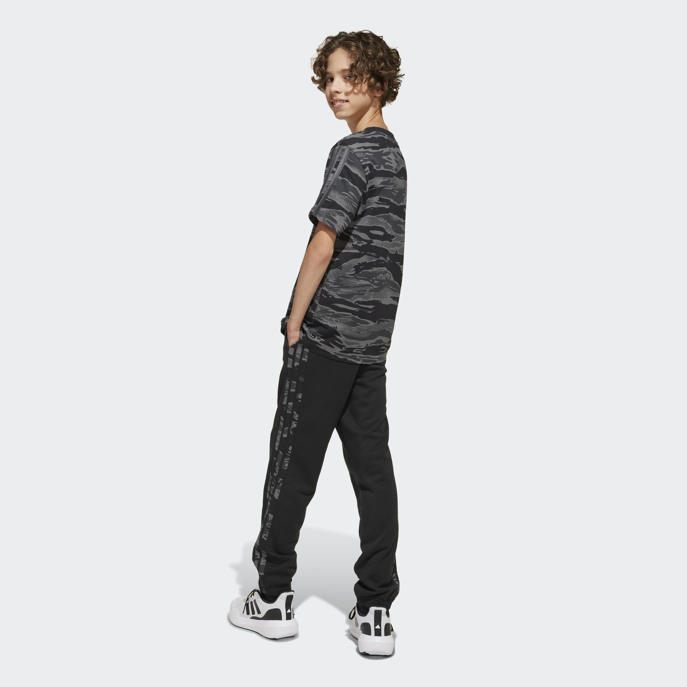 Kids Unisex Seasonal Essentials Camo Joggers, Black, A901_ONE, large image number 3