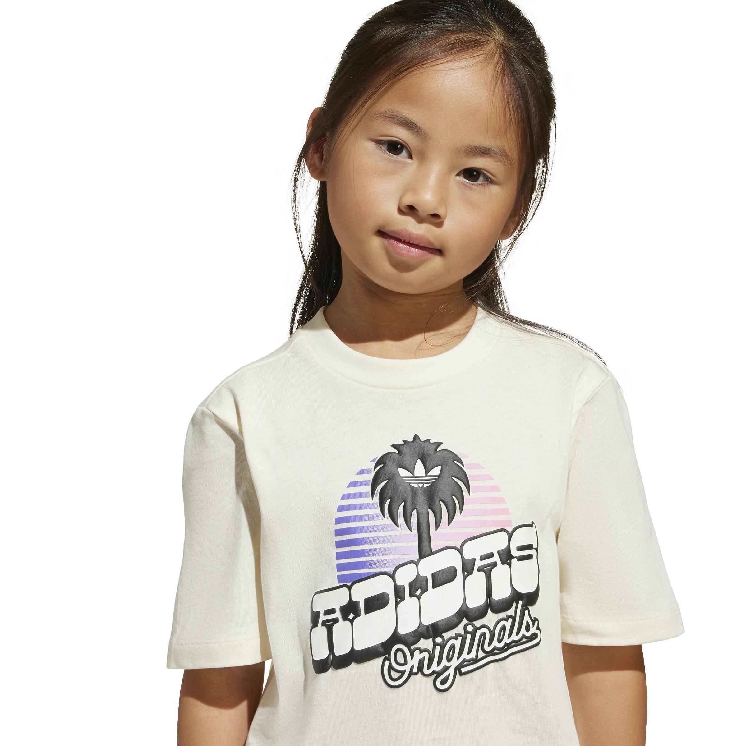 Kids Unisex Shorts and Tee Set, Beige, A901_ONE, large image number 5