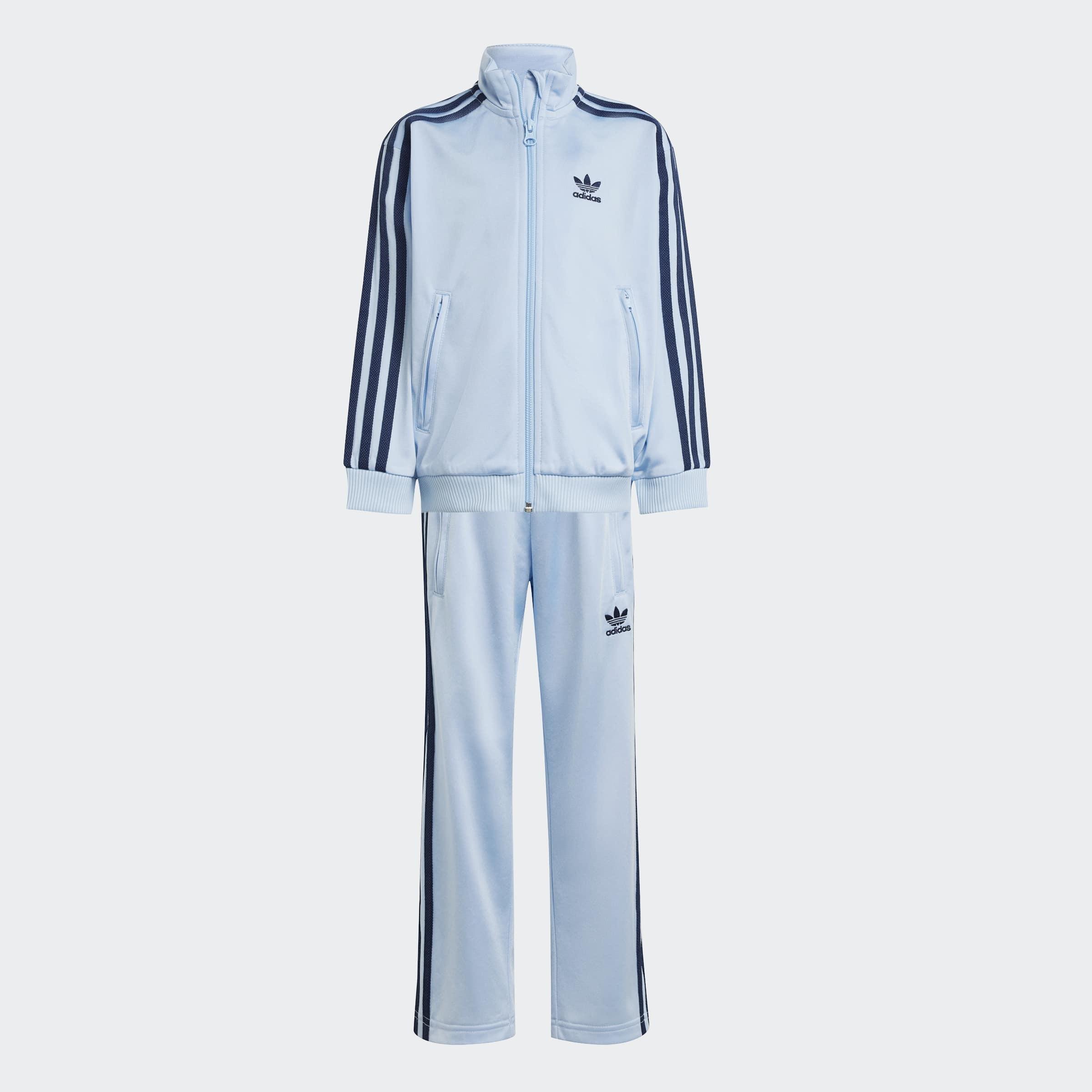 Kids Unisex Adicolor Firebird Track Suit, Blue, A901_ONE, large image number 0