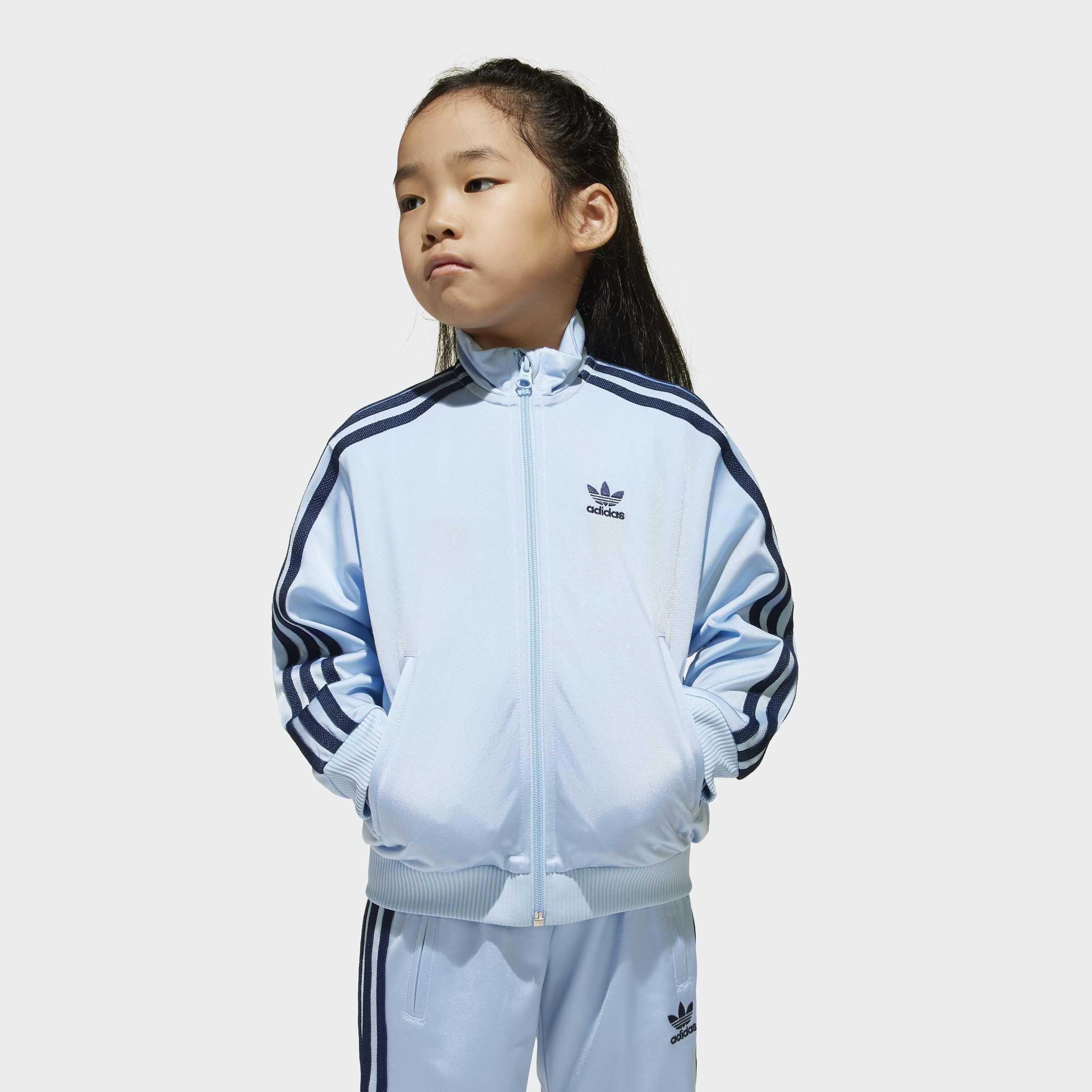 Kids Unisex Adicolor Firebird Track Suit, Blue, A901_ONE, large image number 3