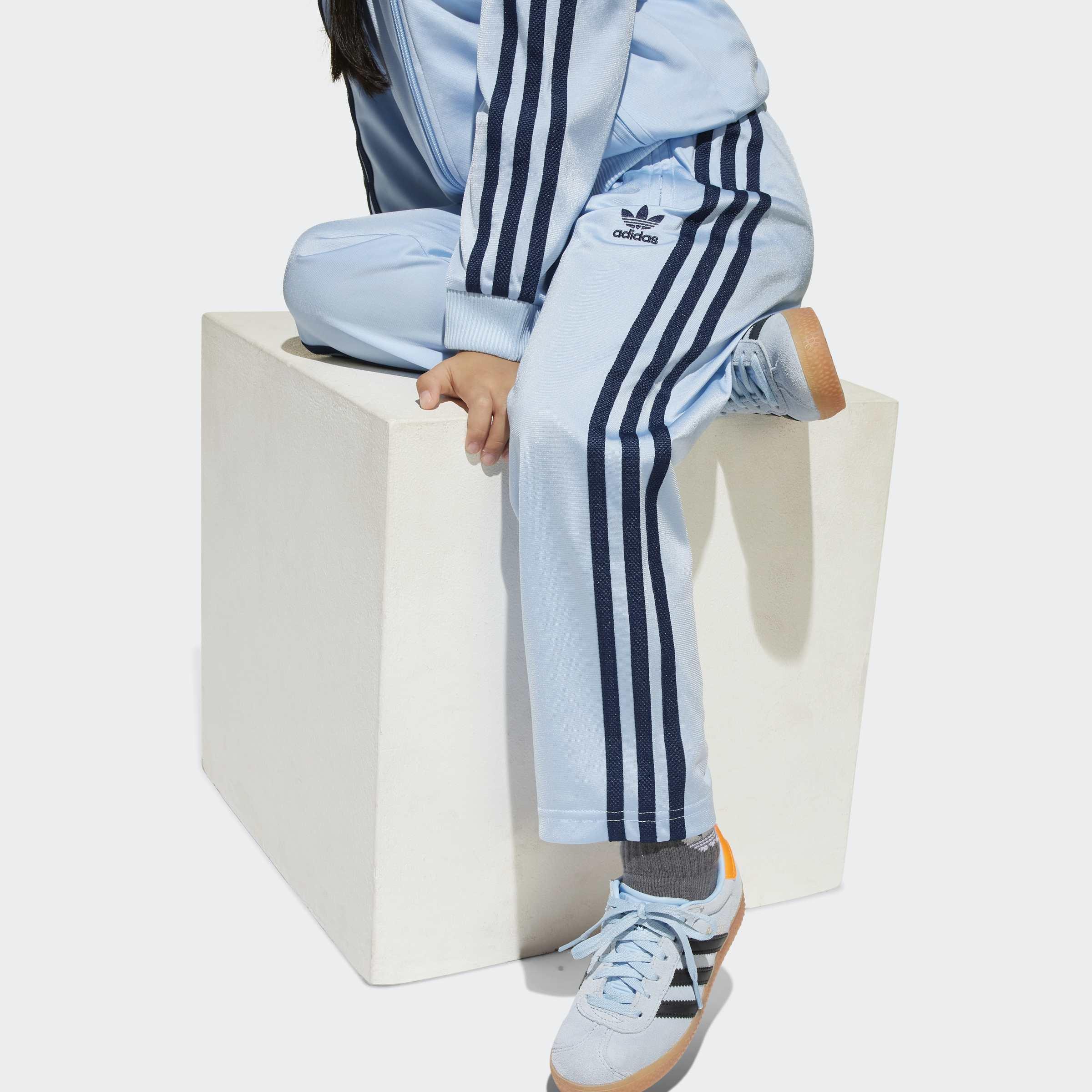 Kids Unisex Adicolor Firebird Track Suit, Blue, A901_ONE, large image number 4