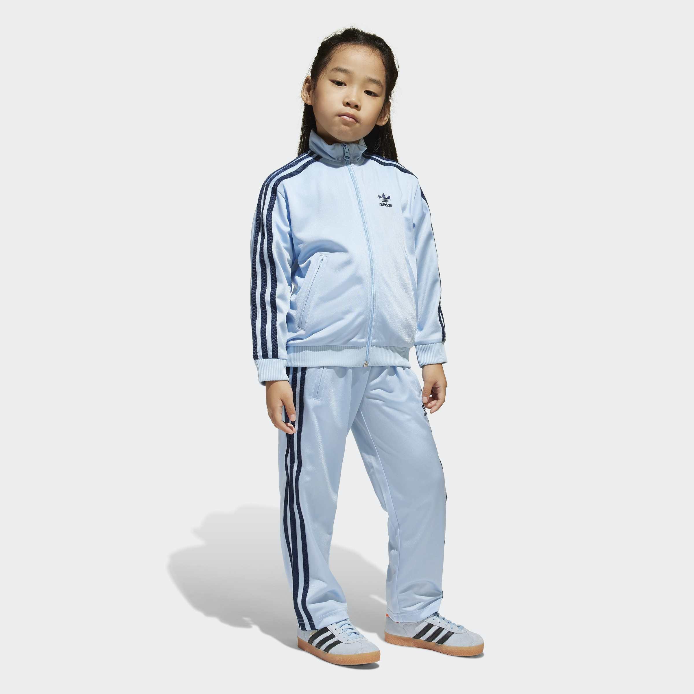 Kids Unisex Adicolor Firebird Track Suit, Blue, A901_ONE, large image number 6