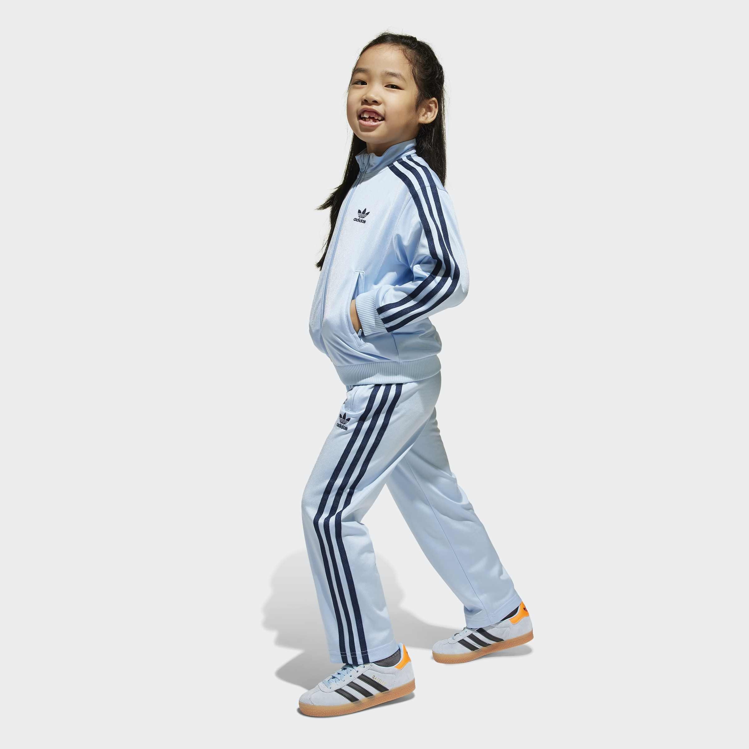 Kids Unisex Adicolor Firebird Track Suit, Blue, A901_ONE, large image number 7