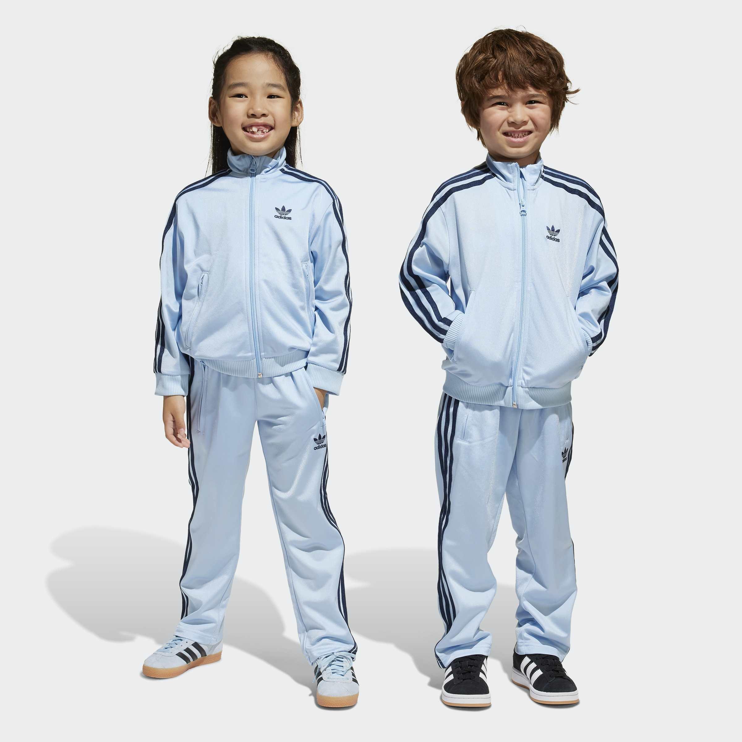 Kids Unisex Adicolor Firebird Track Suit, Blue, A901_ONE, large image number 8