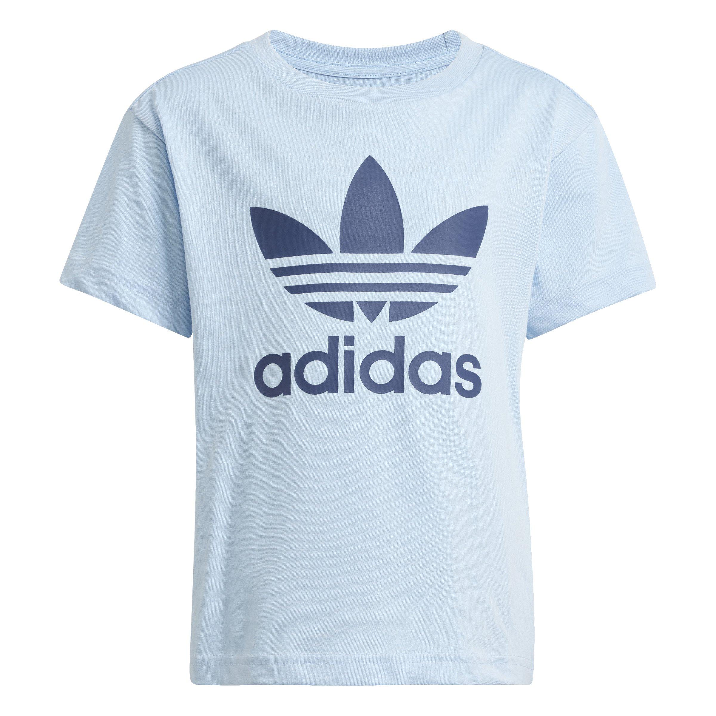 Kids Unisex Adicolor Shorts T-Shirt Set, Blue, A901_ONE, large image number 8