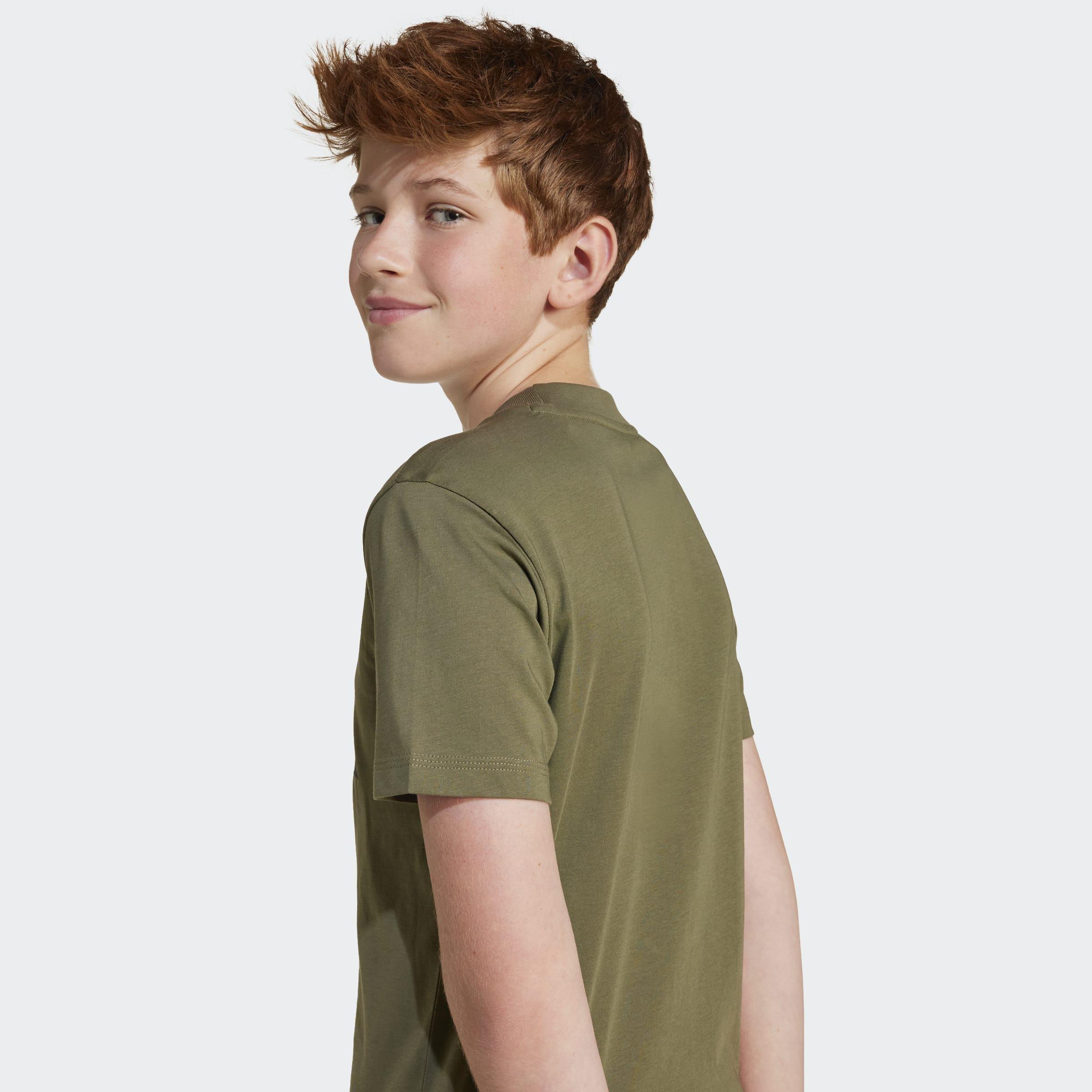Kids Unisex Essentials T-Shirt, Green, A901_ONE, large image number 4