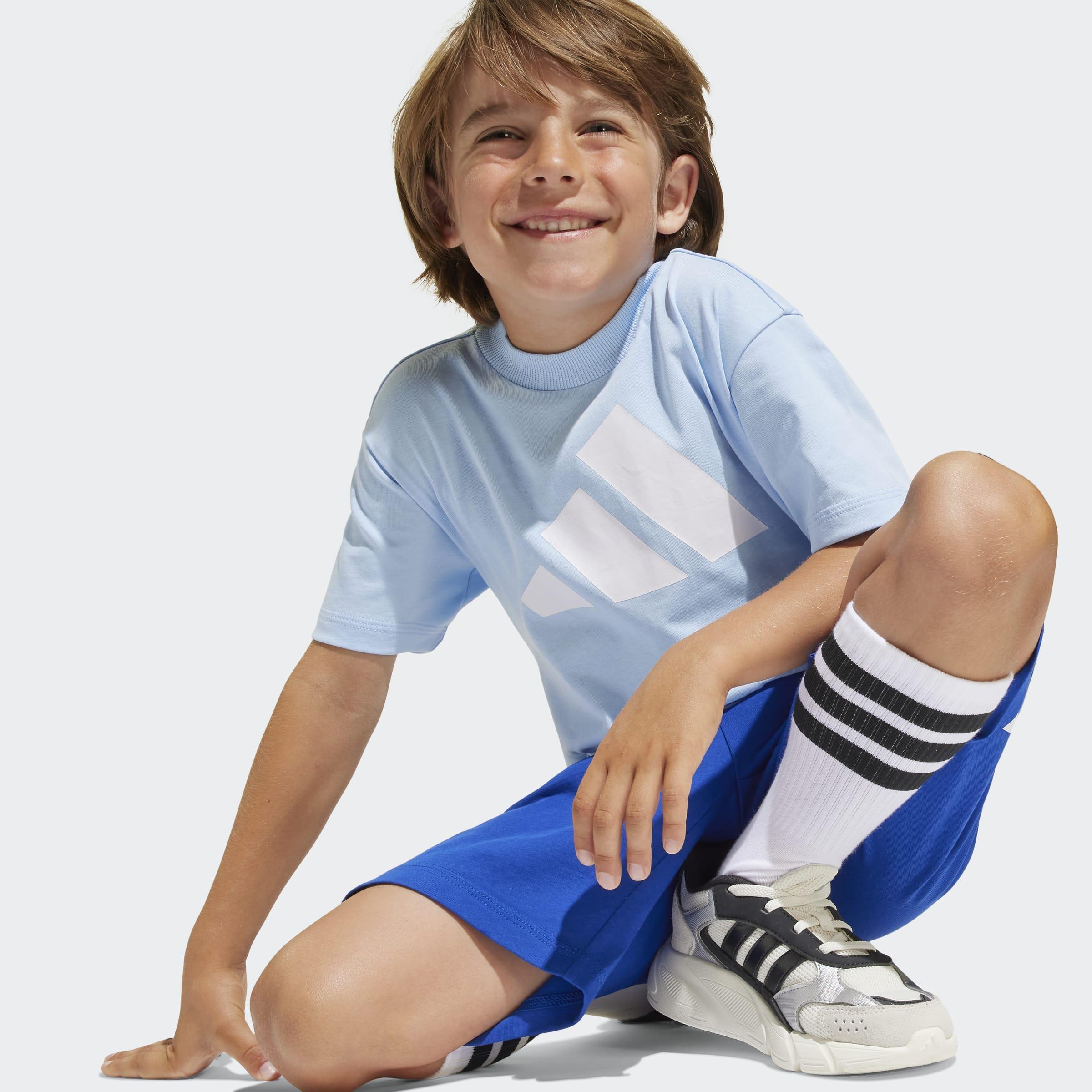 Kids Unisex Essentials Tee Set, Blue, A901_ONE, large image number 3