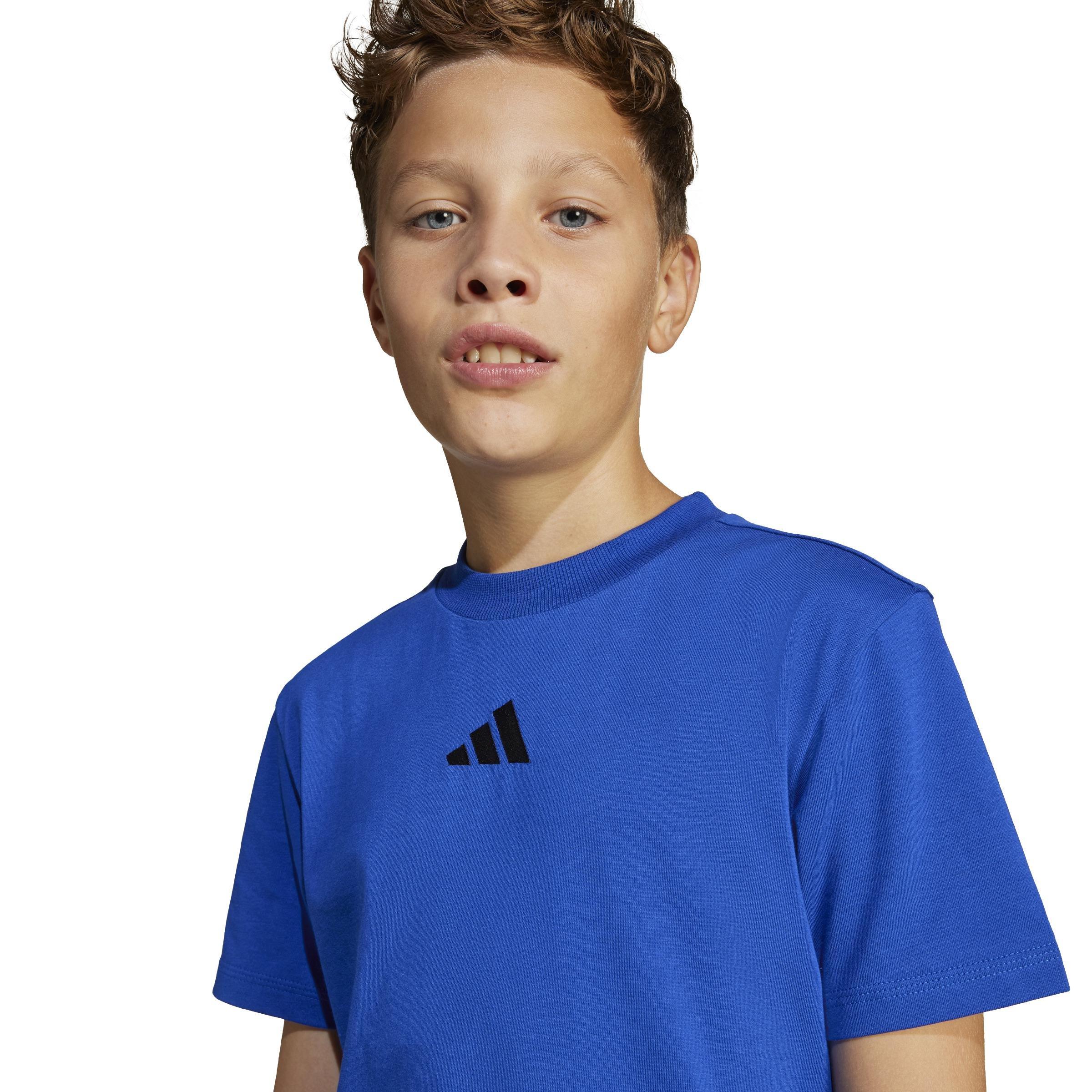 Kids Unisex Essentials T-Shirt, Blue, A901_ONE, large image number 7