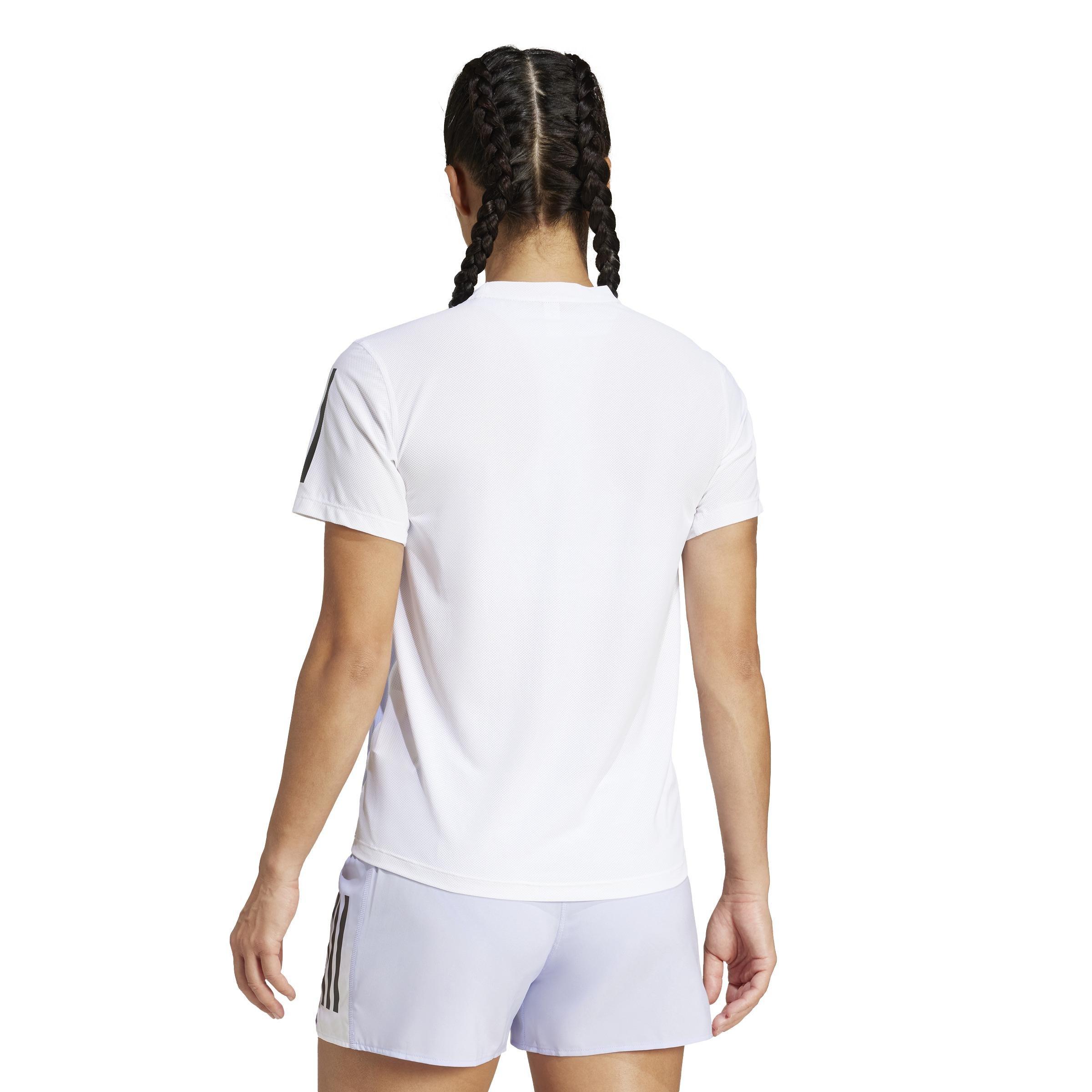 Own the Run CLIMACOOL Colorblock T-Shirt, White, A901_ONE, large image number 3