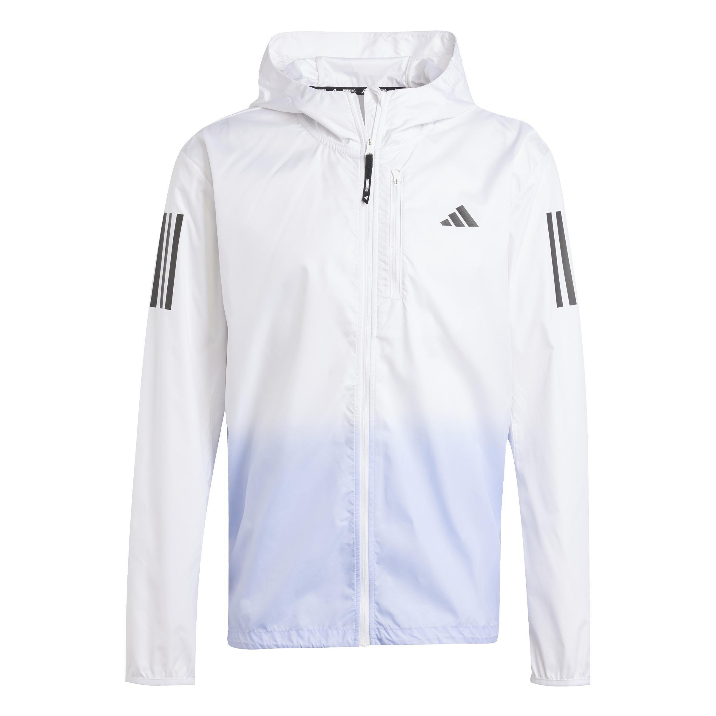 Own the Run Colorblock Jacket, White, A901_ONE, large image number 1