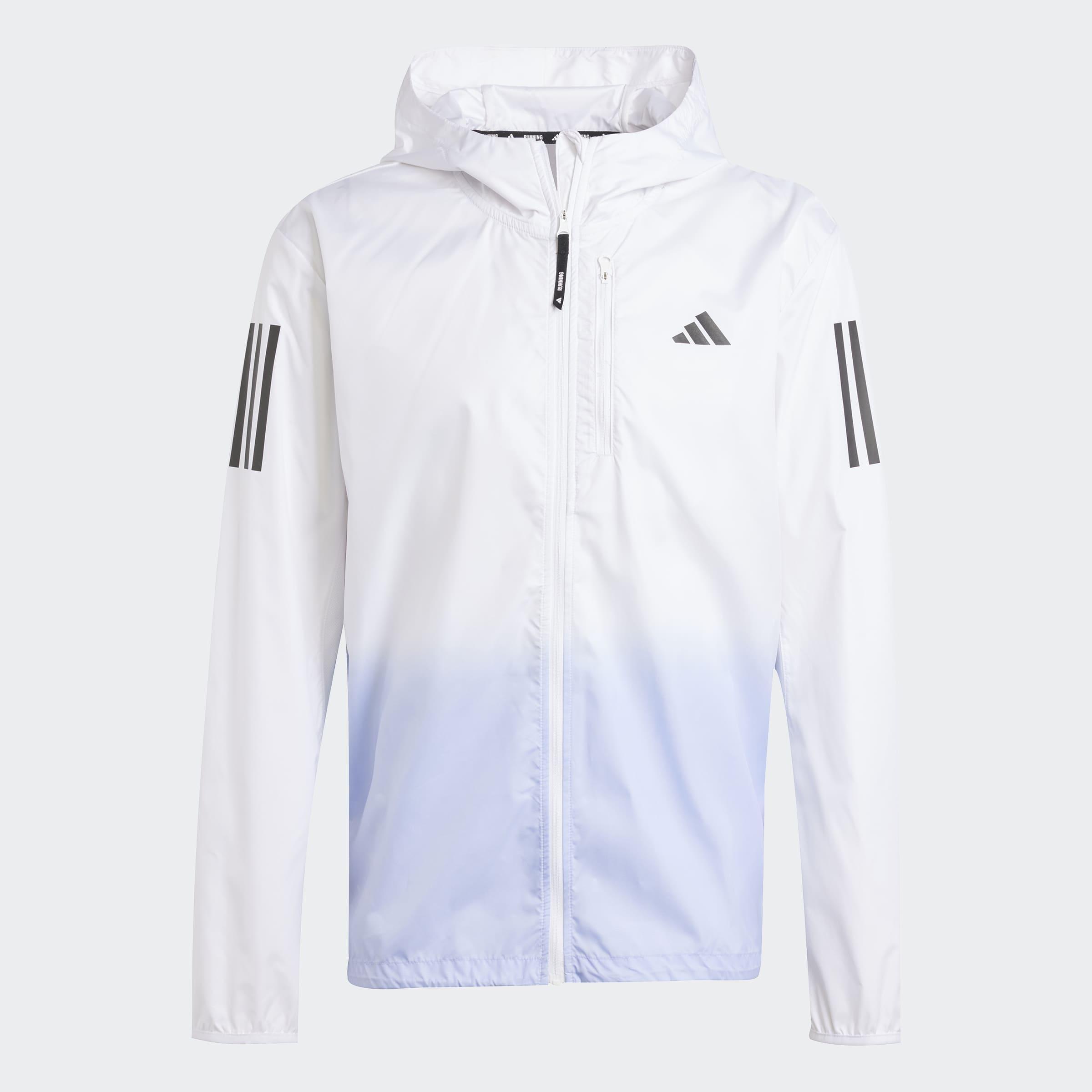 Own the Run Colorblock Jacket, White, A901_ONE, large image number 2