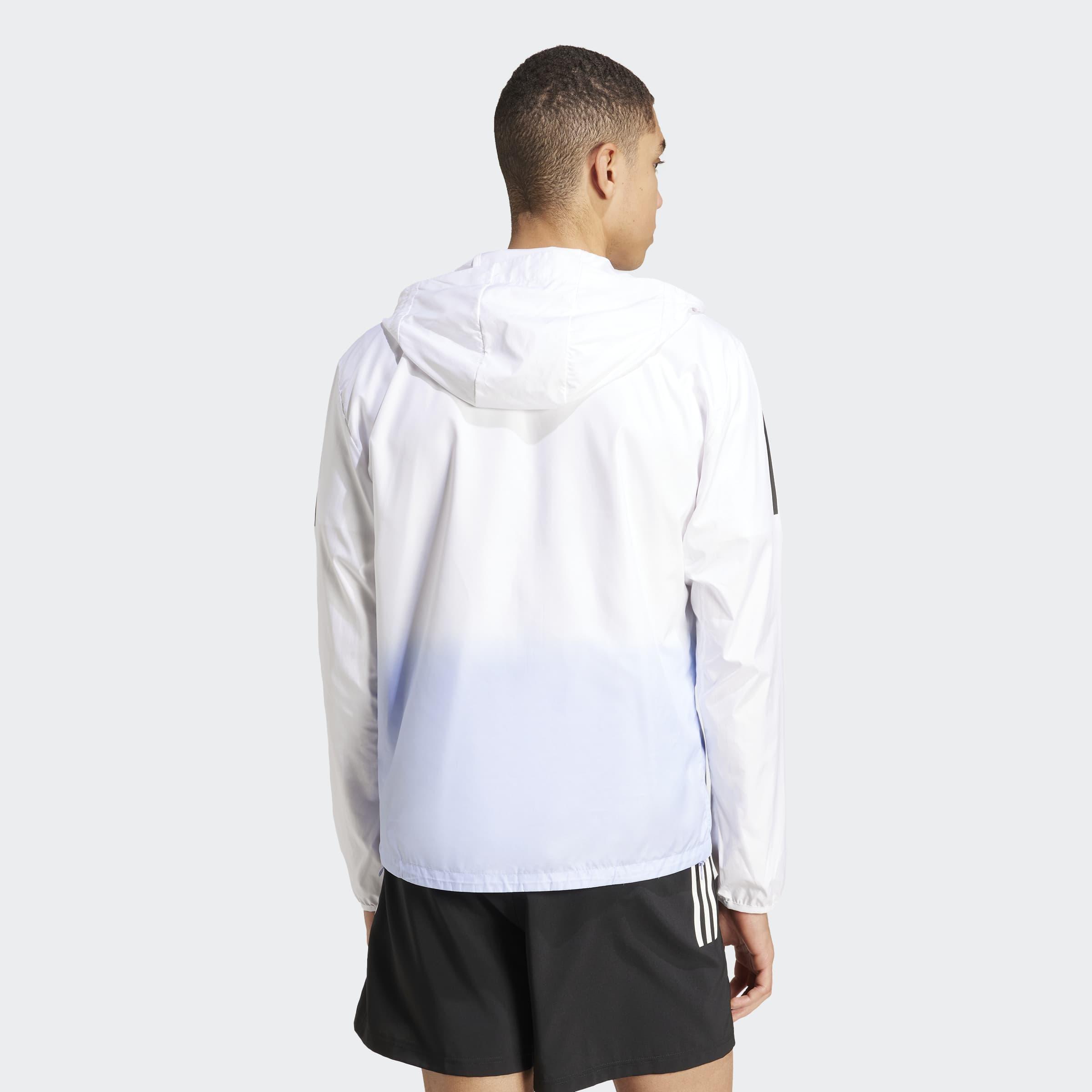 Own the Run Colorblock Jacket, White, A901_ONE, large image number 4