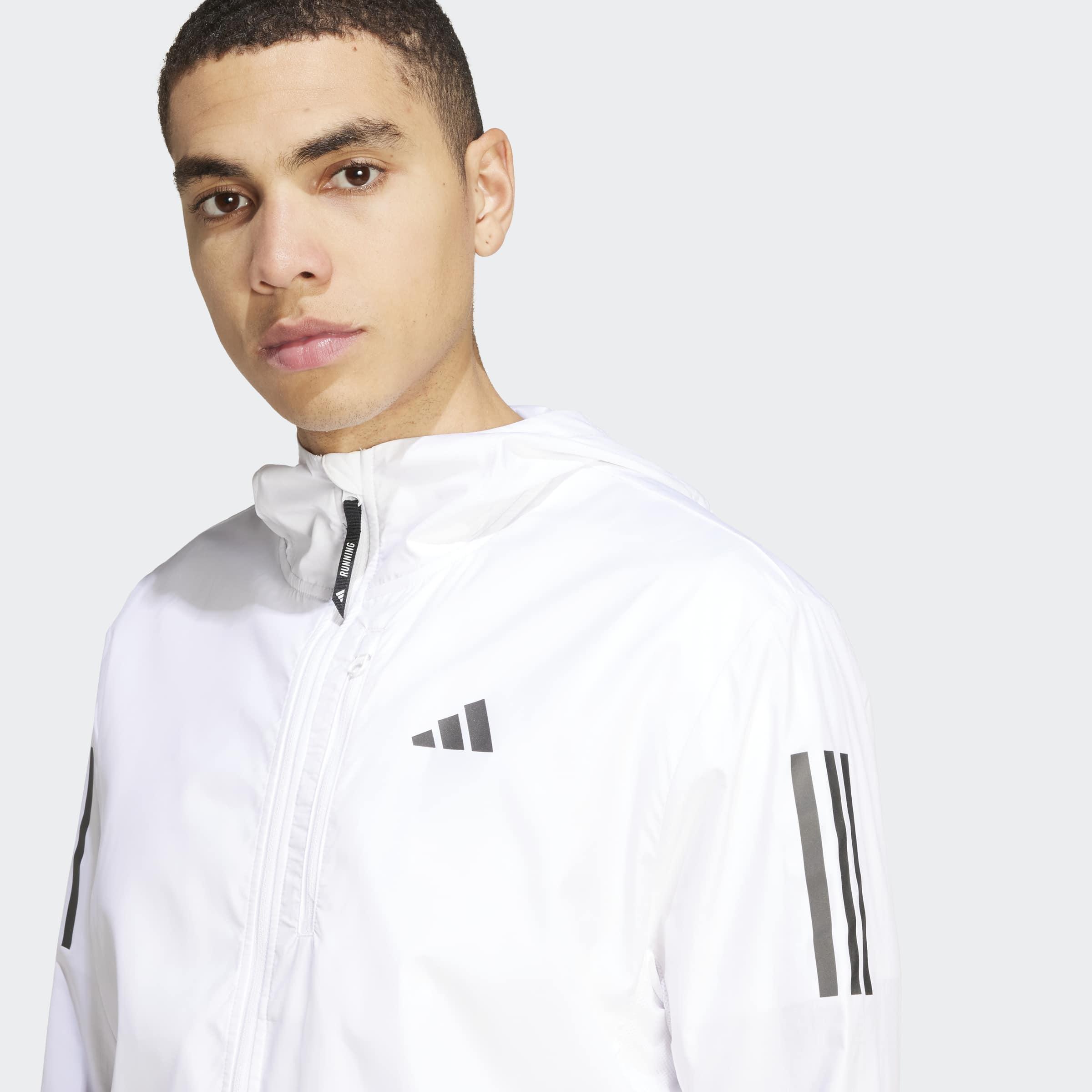 Own the Run Colorblock Jacket, White, A901_ONE, large image number 8