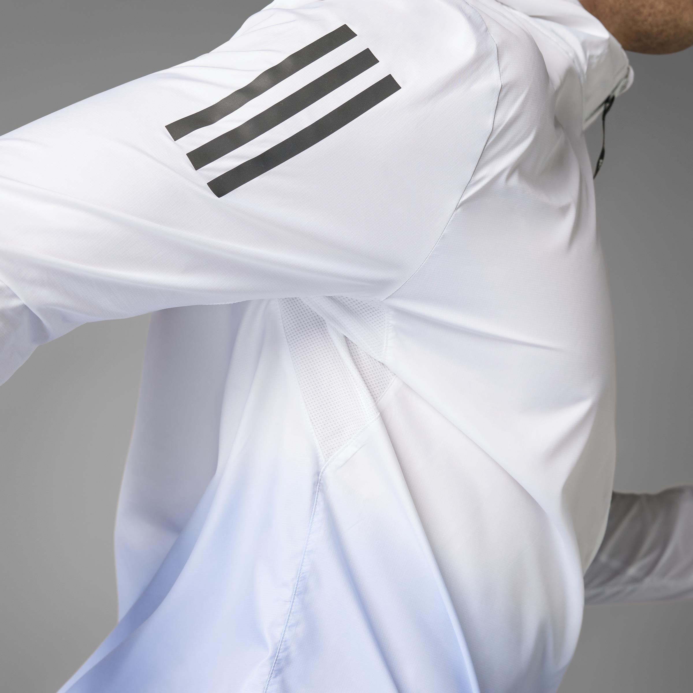 Own the Run Colorblock Jacket, White, A901_ONE, large image number 9