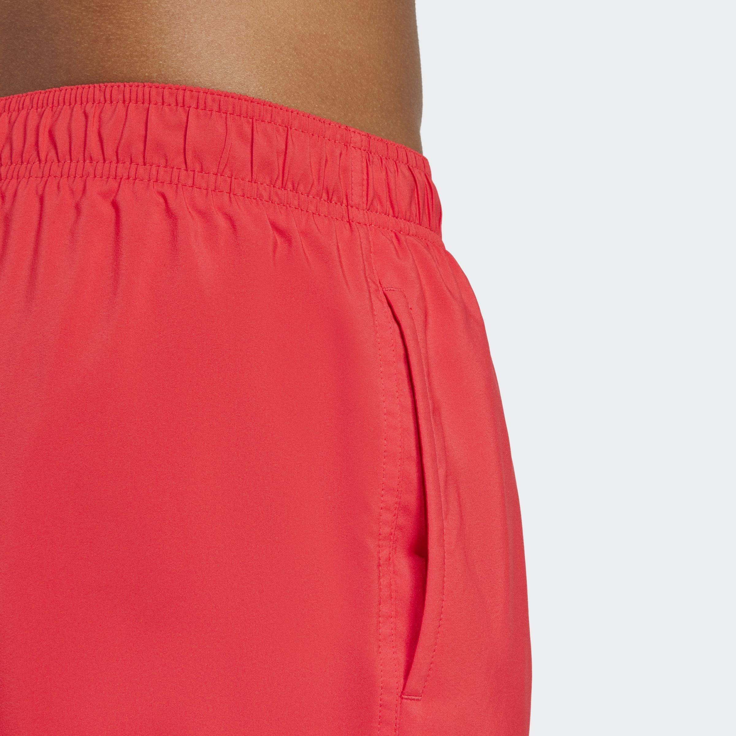 Solid Clx Short-Length Swim Shorts, Red, A901_ONE, large image number 5