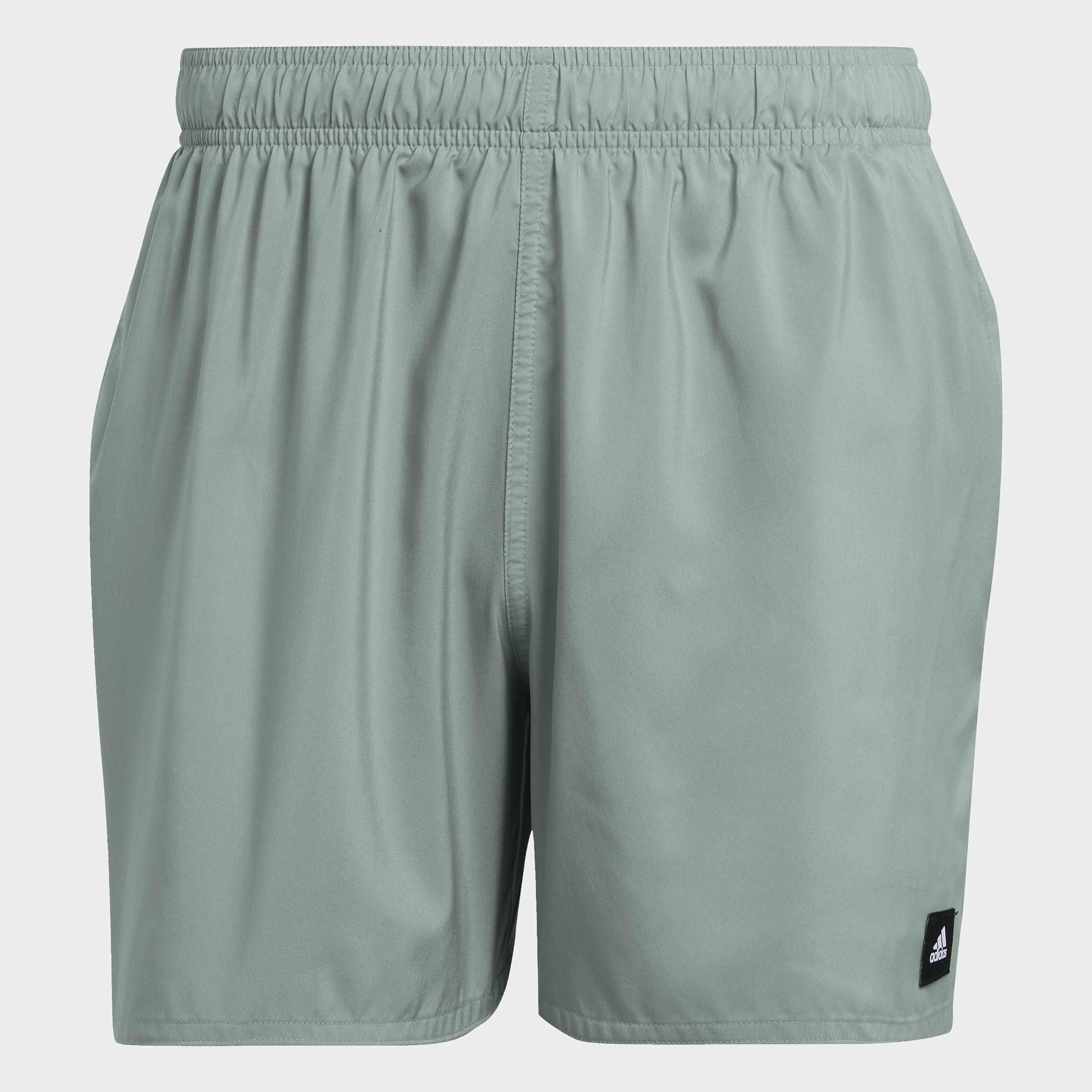 Solid Clx Short-Length Swim Shorts, Green, A901_ONE, large image number 1