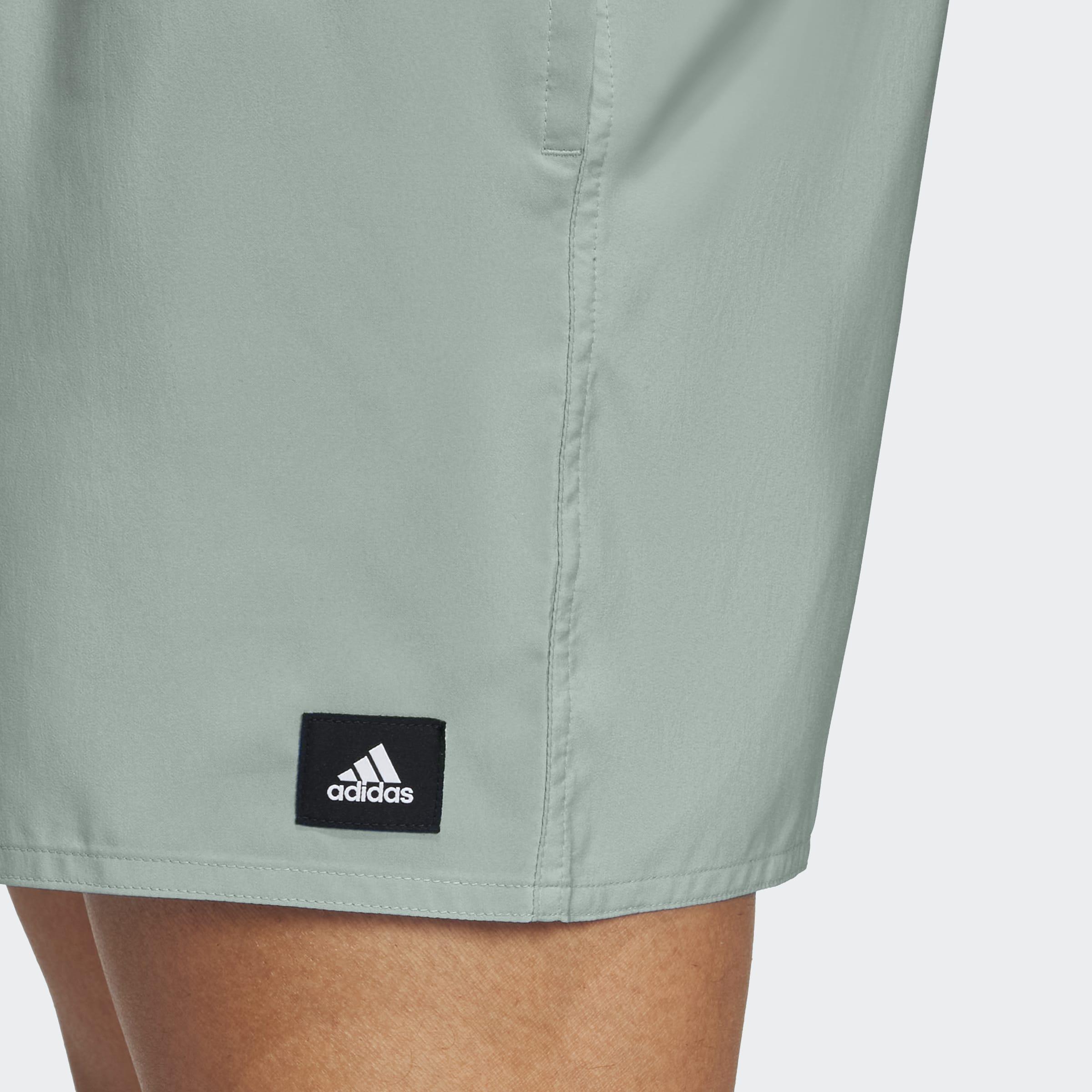 Solid Clx Short-Length Swim Shorts, Green, A901_ONE, large image number 7