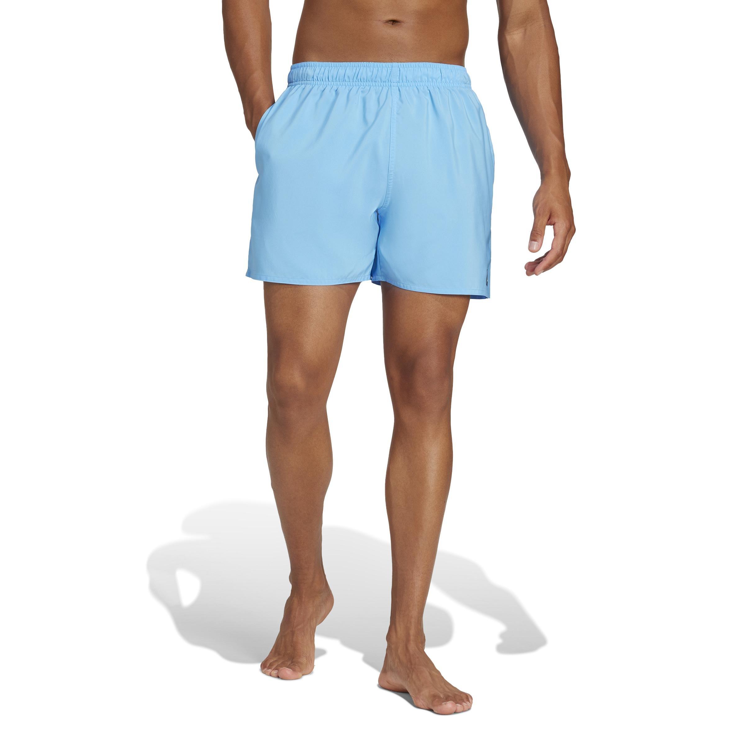 Solid Clx Short-Length Swim Shorts, Green, A901_ONE, large image number 12