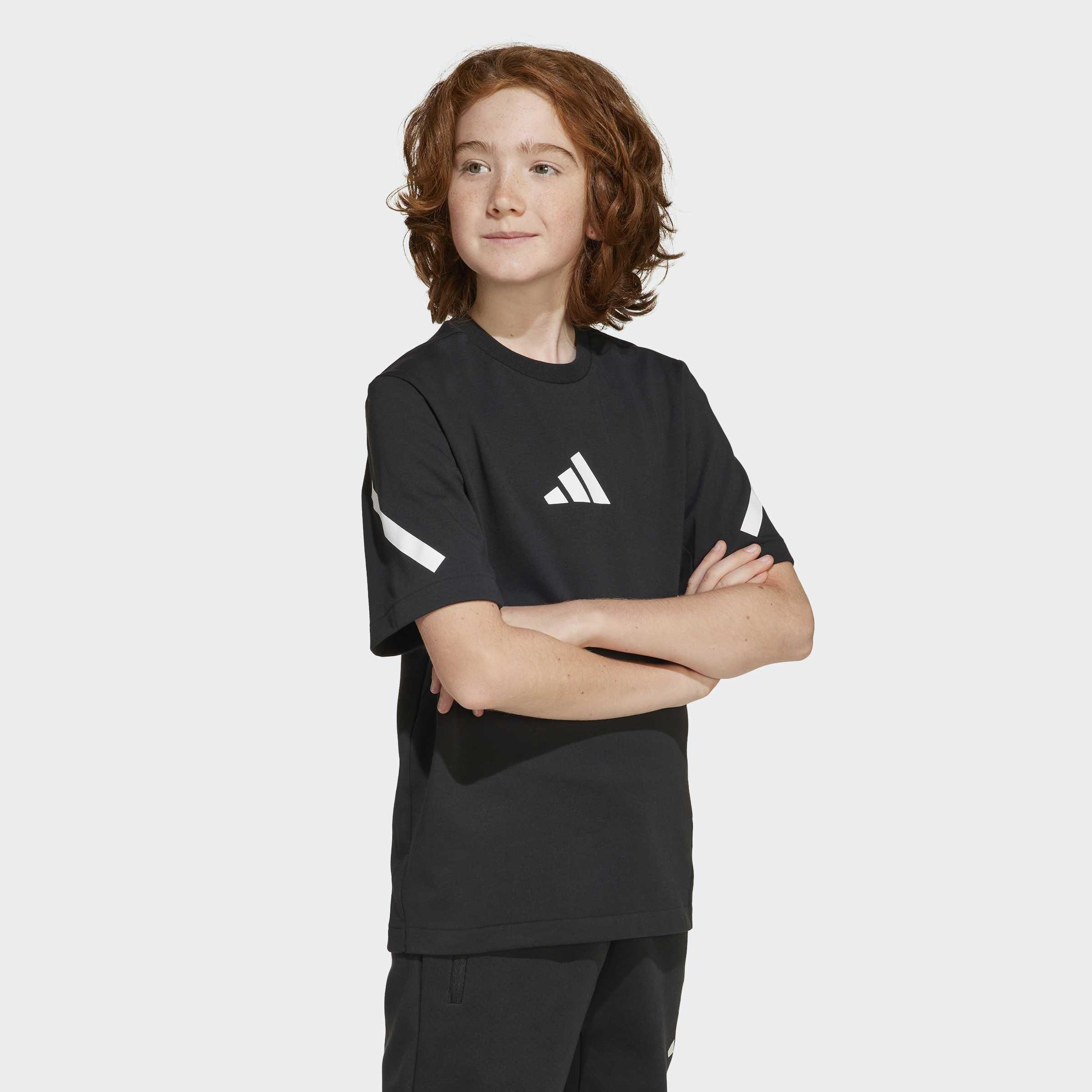 Kids Unisex Adidas Z.N.E. T-Shirt, Black