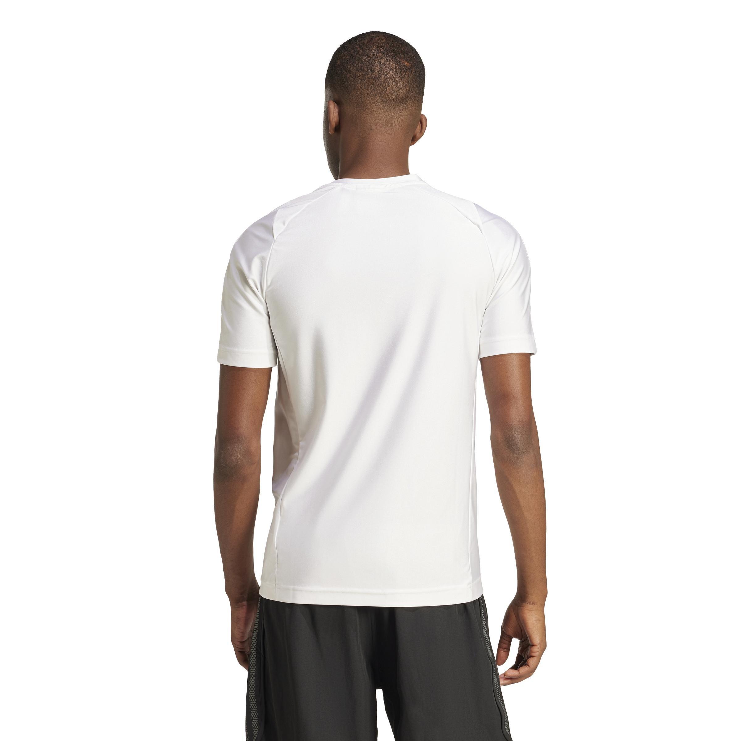 Fashion Cut Line T-Shirt, White, A901_ONE, large image number 2