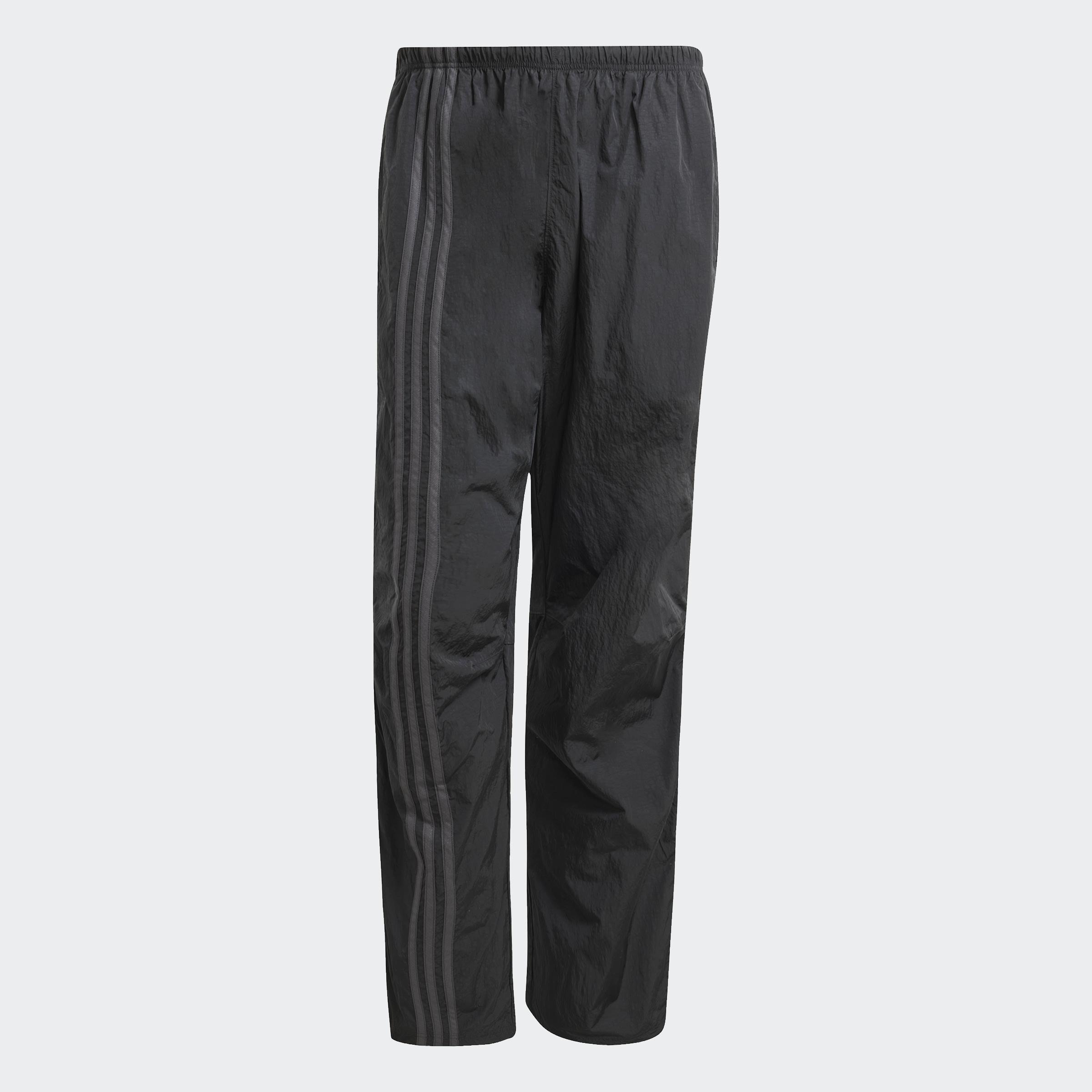 Fashion Side Mesh Zip Tracksuit Bottoms, Black, A901_ONE, large image number 1