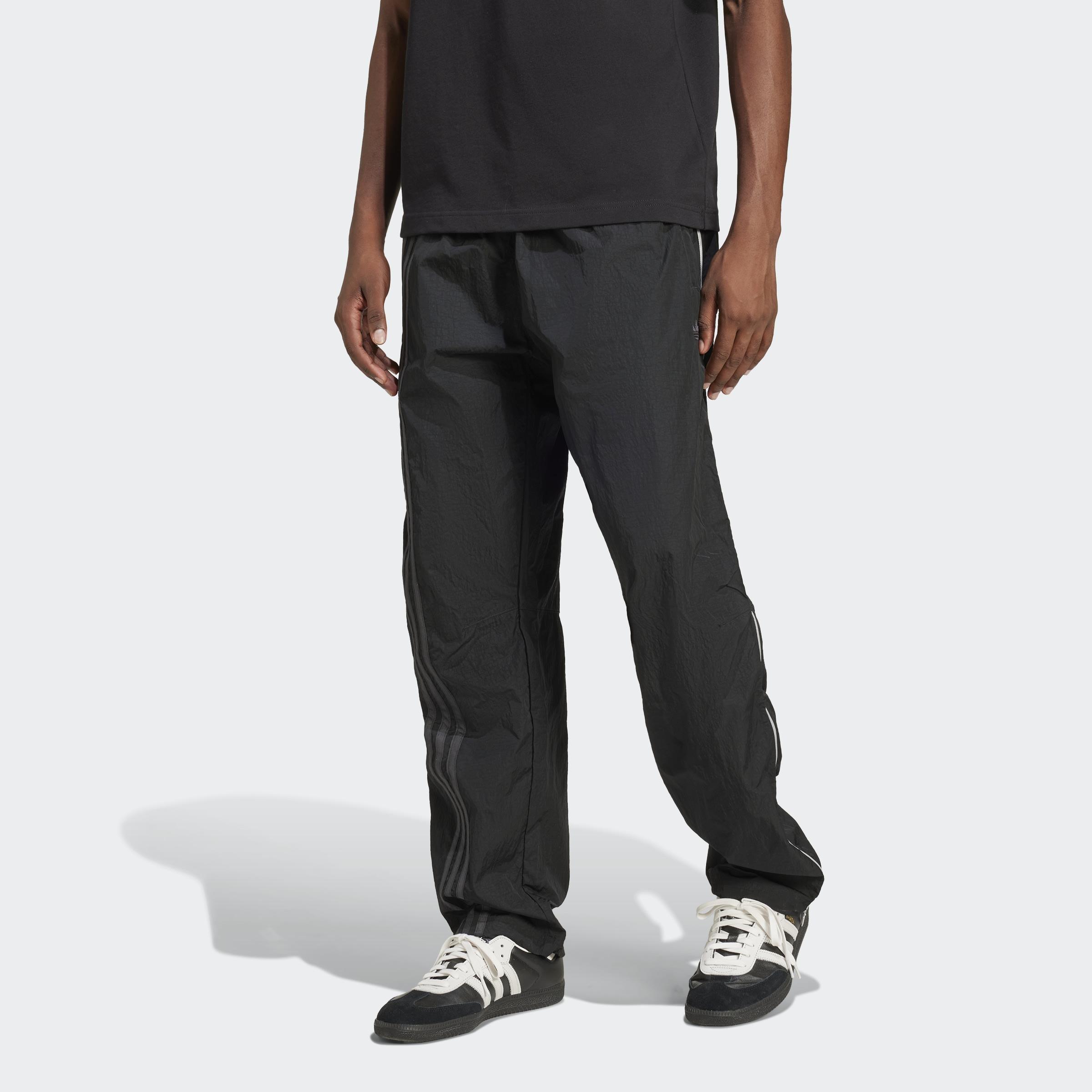 Fashion Side Mesh Zip Tracksuit Bottoms, Black, A901_ONE, large image number 10