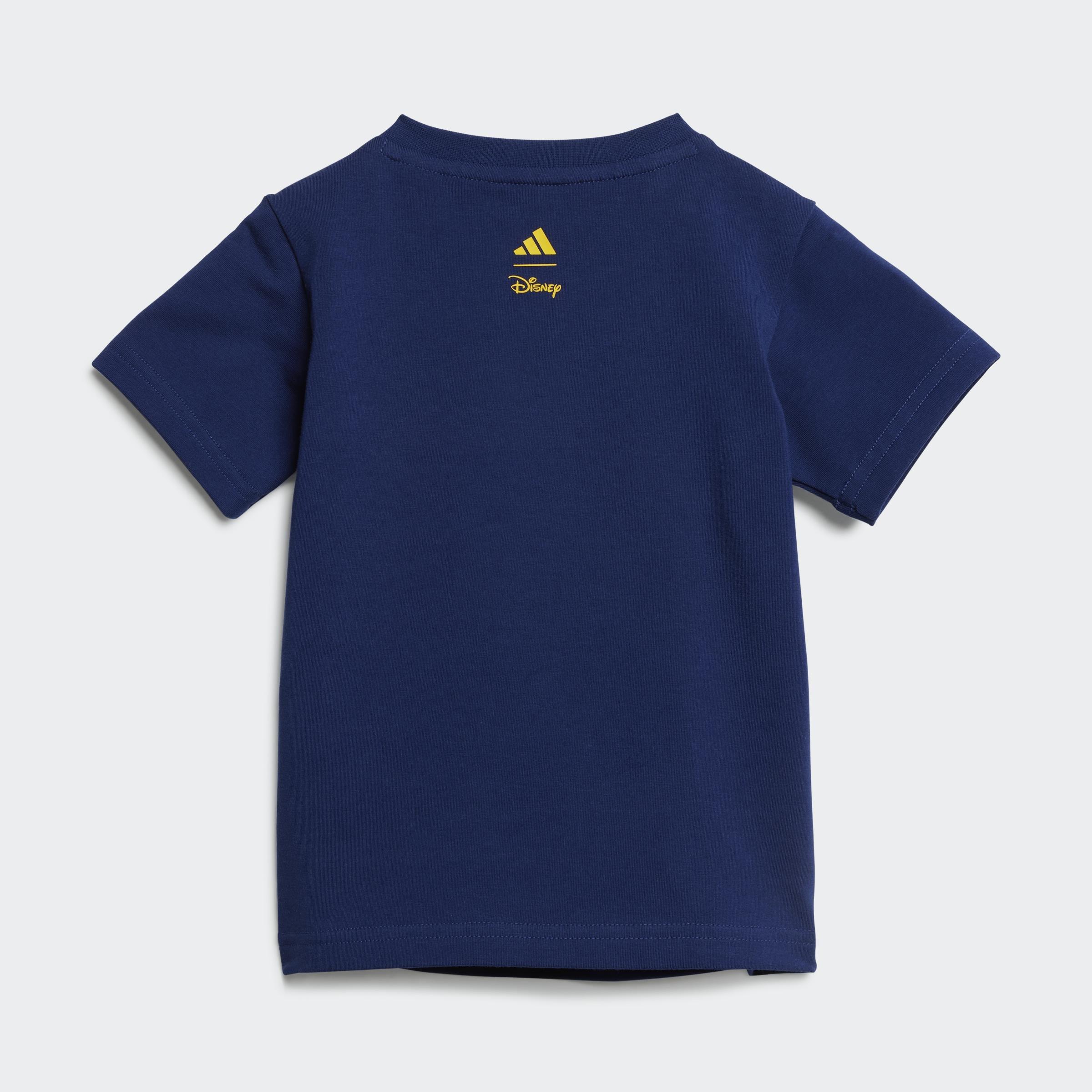 Kids Unisex adidas x Disney Mickey Mouse Tee Set, Blue, A901_ONE, large image number 6