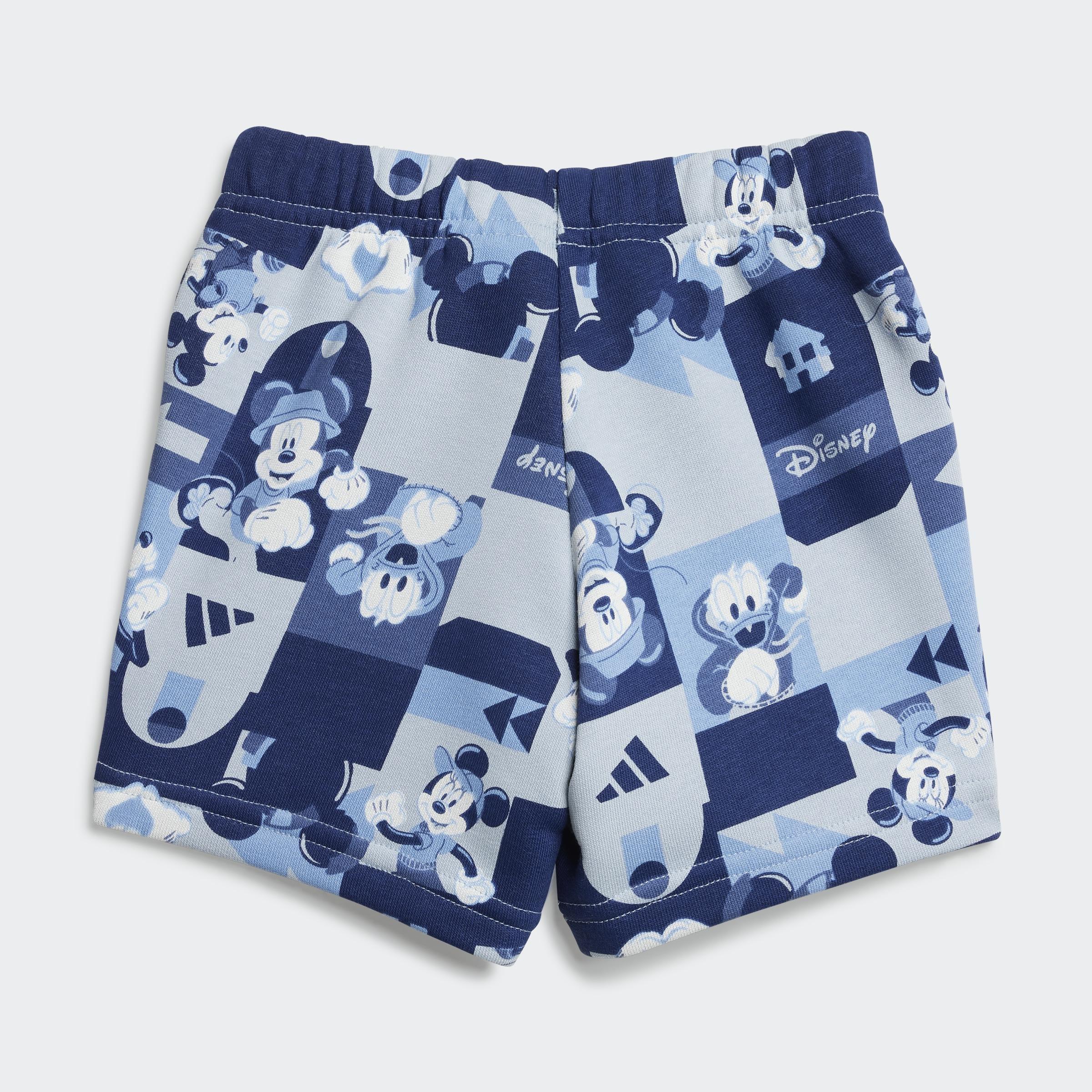 Kids Unisex adidas x Disney Mickey Mouse Tee Set, Blue, A901_ONE, large image number 7