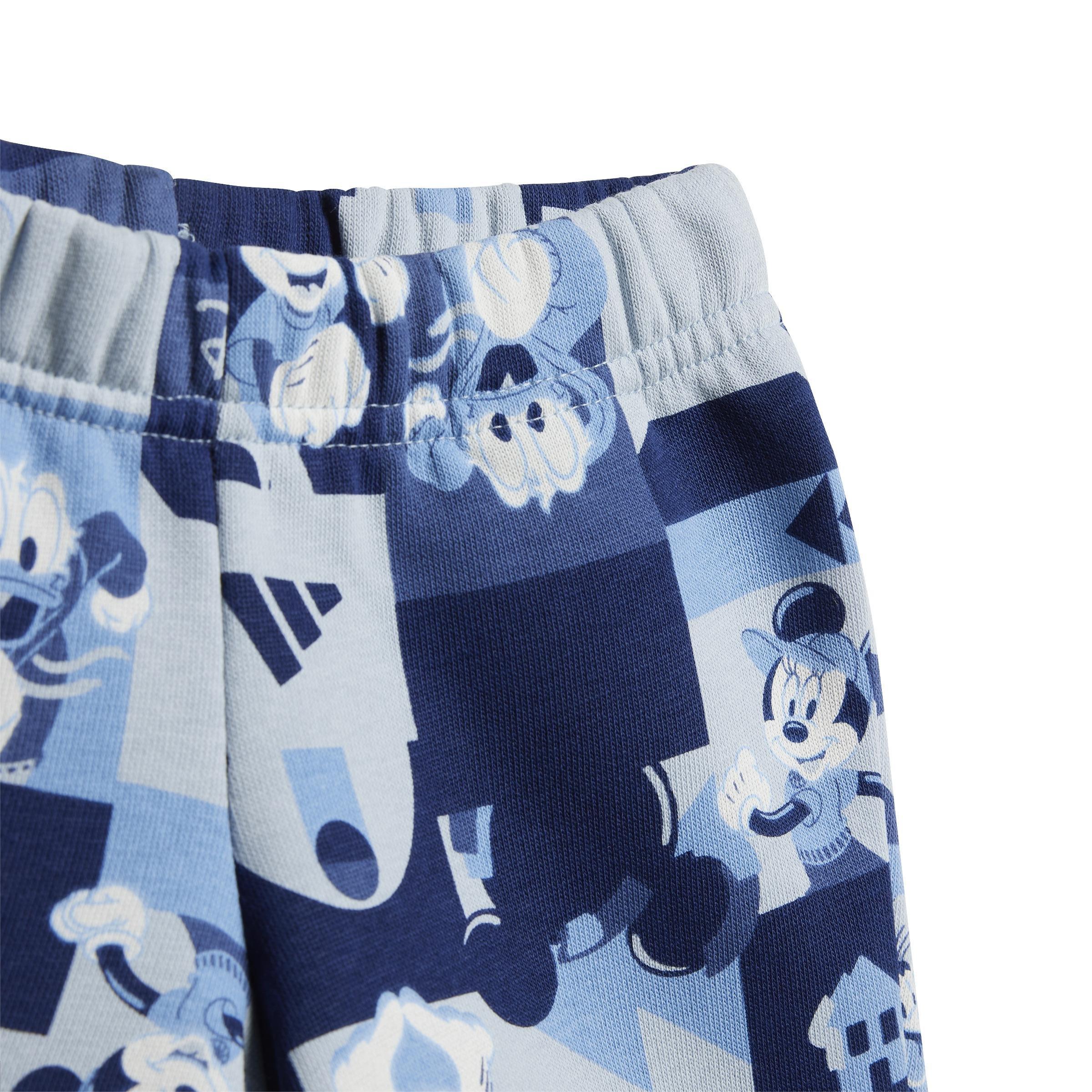 Kids Unisex adidas x Disney Mickey Mouse Tee Set, Blue, A901_ONE, large image number 8