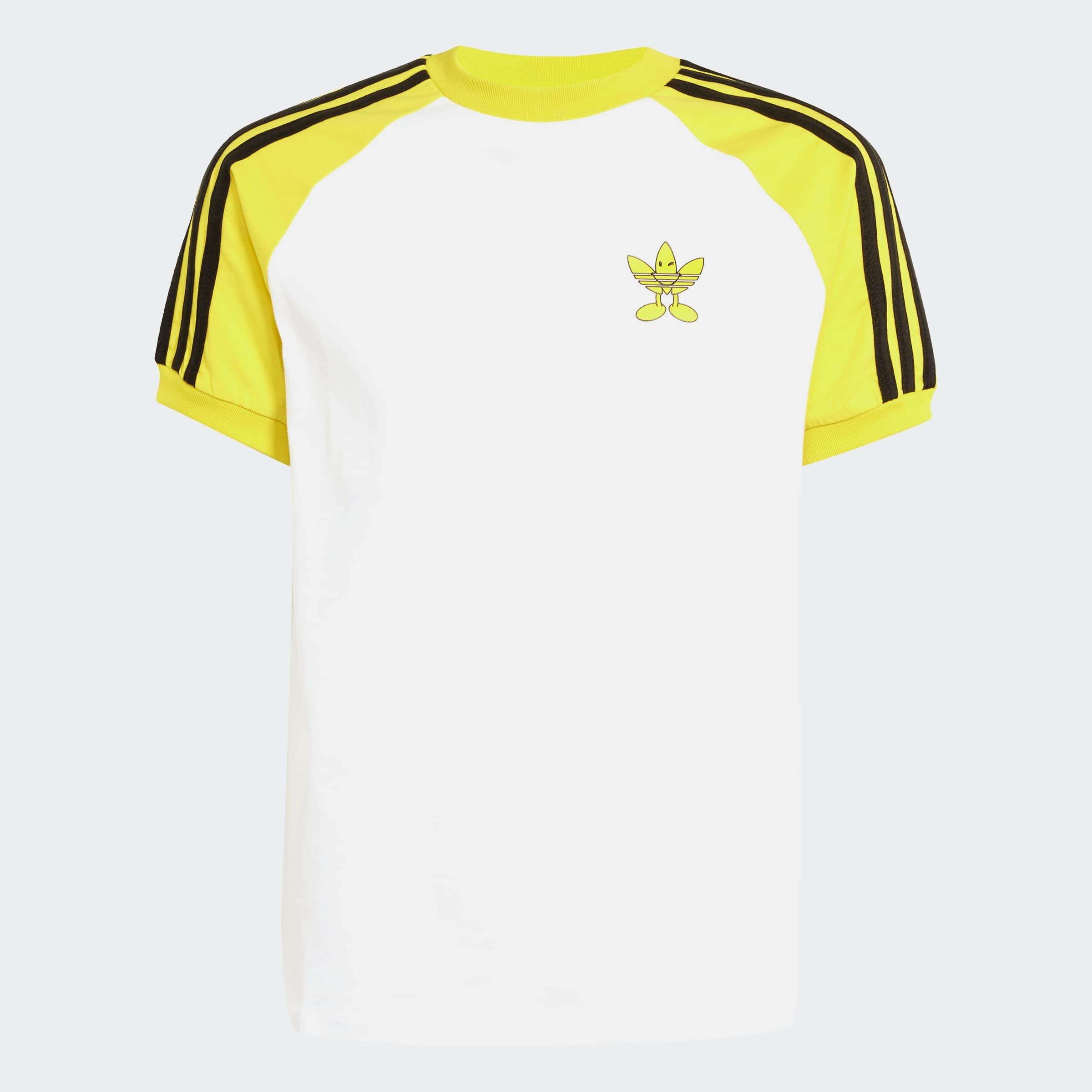 Kids Unisex adidas Originals x Smiley World T-Shirt, White