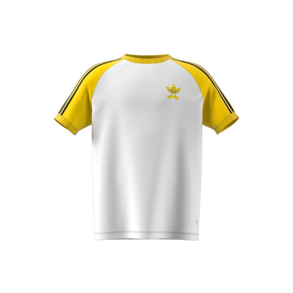 Kids Unisex adidas Originals x Smiley World T-Shirt, White, A901_ONE, large image number 11