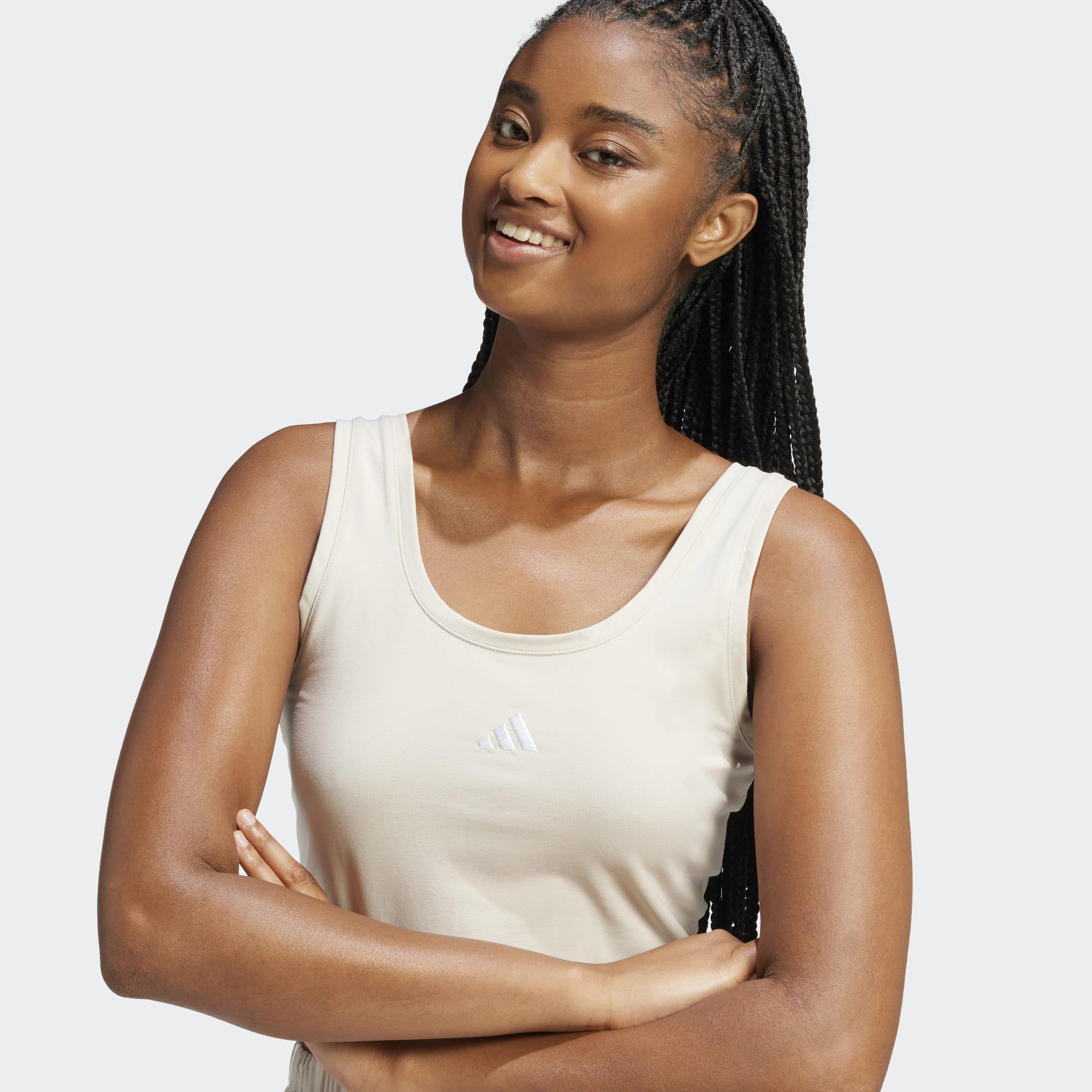 Essentials Small Logo Cotton Lifestyle Tank Top, Grey, A901_ONE, large image number 7