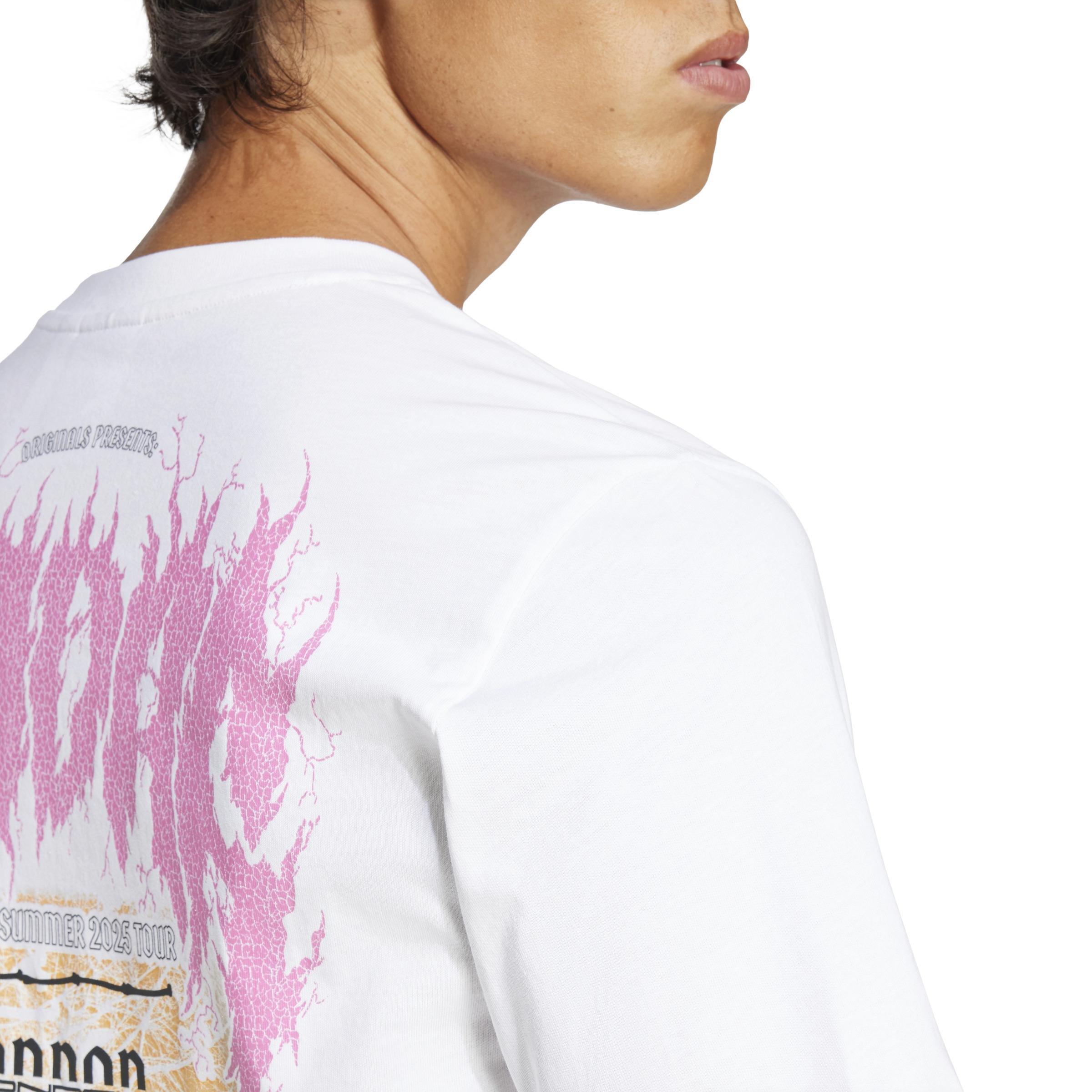 Trefoil Series Fashion Elevated Tee, White, A901_ONE, large image number 5