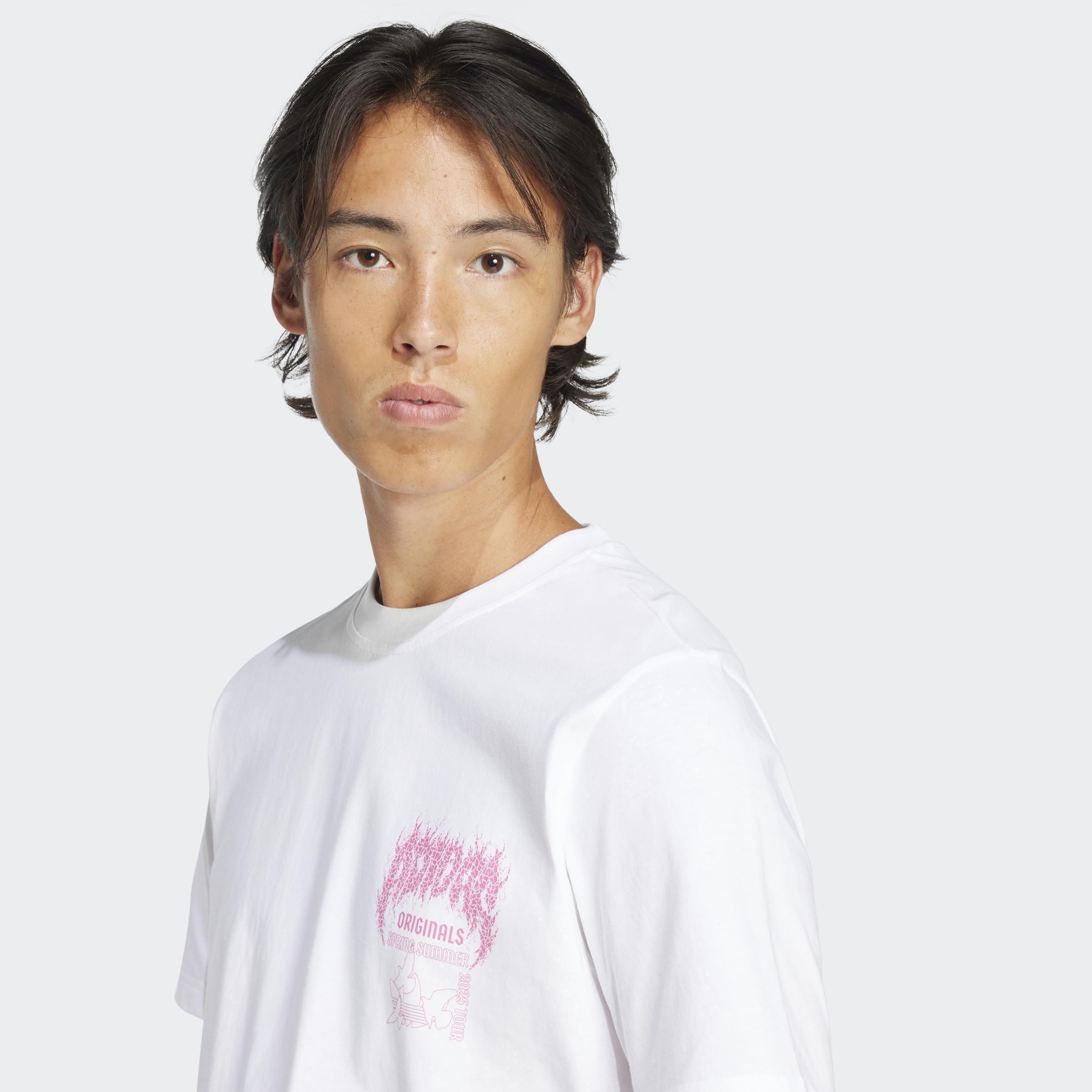 Trefoil Series Fashion Elevated Tee, White, A901_ONE, large image number 7