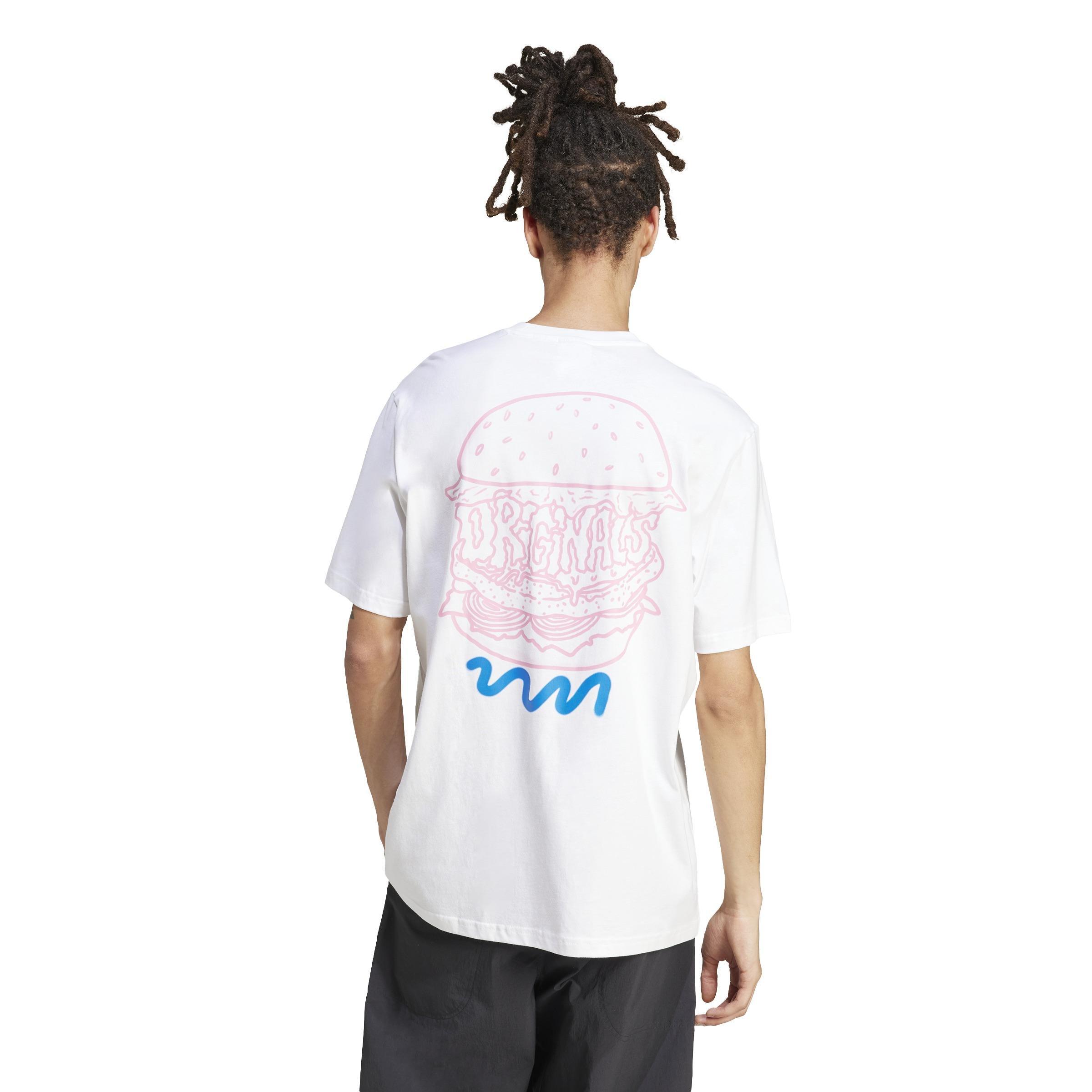 adidas Originals T-Shirt, White, A901_ONE, large image number 2