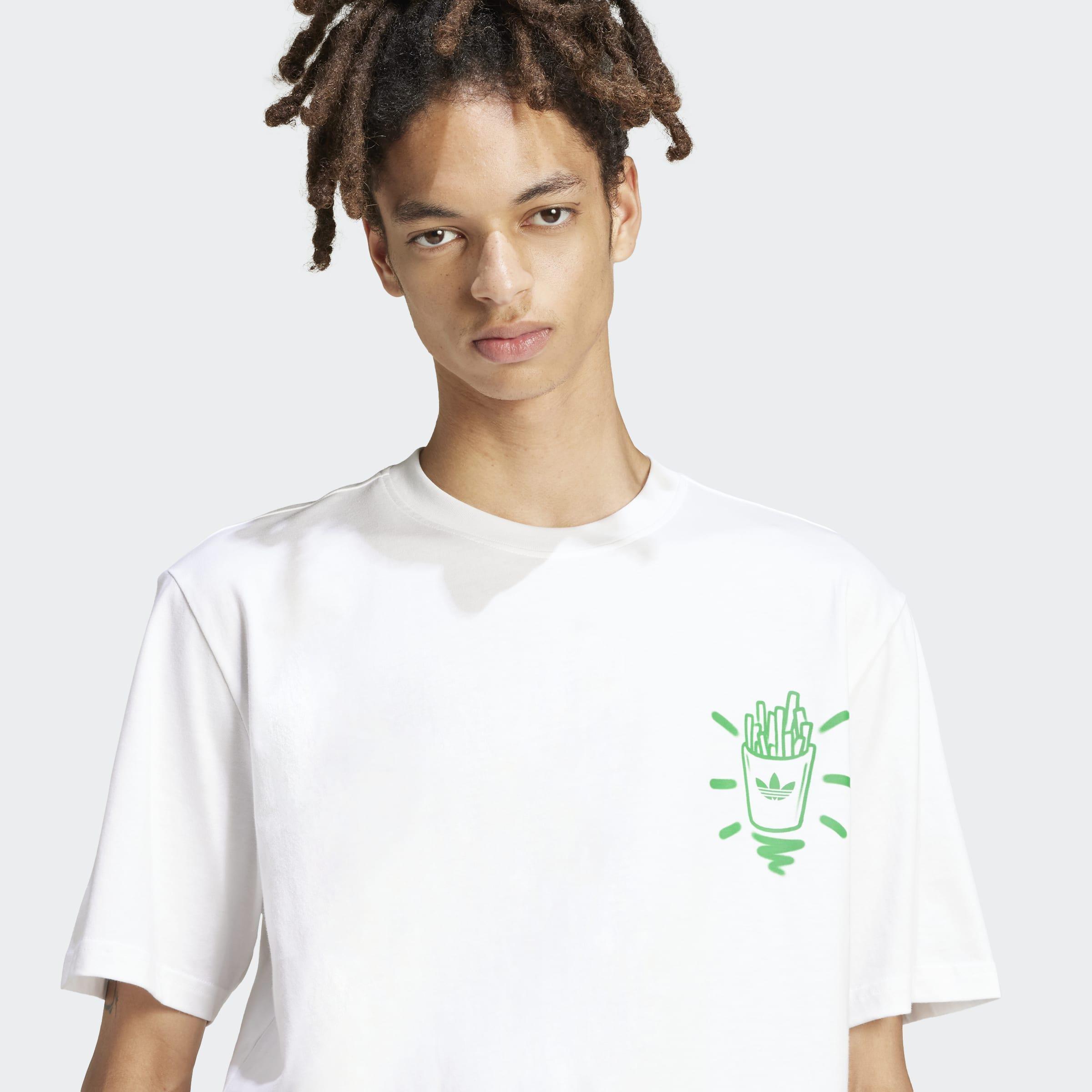 adidas Originals T-Shirt, White, A901_ONE, large image number 7