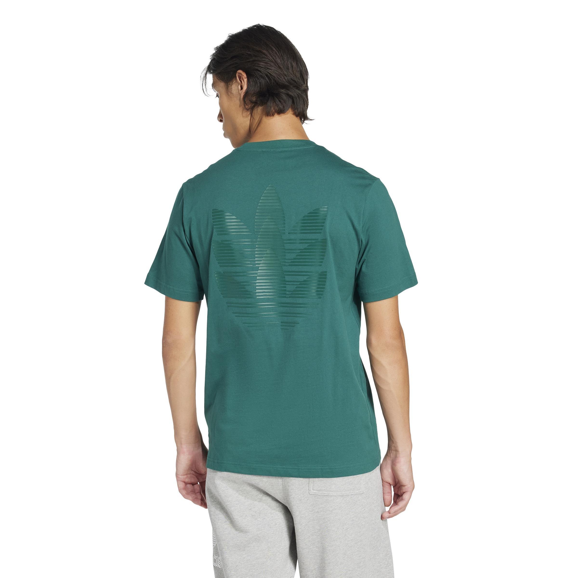 Trefoil Series T-Shirt, Green, A901_ONE, large image number 2
