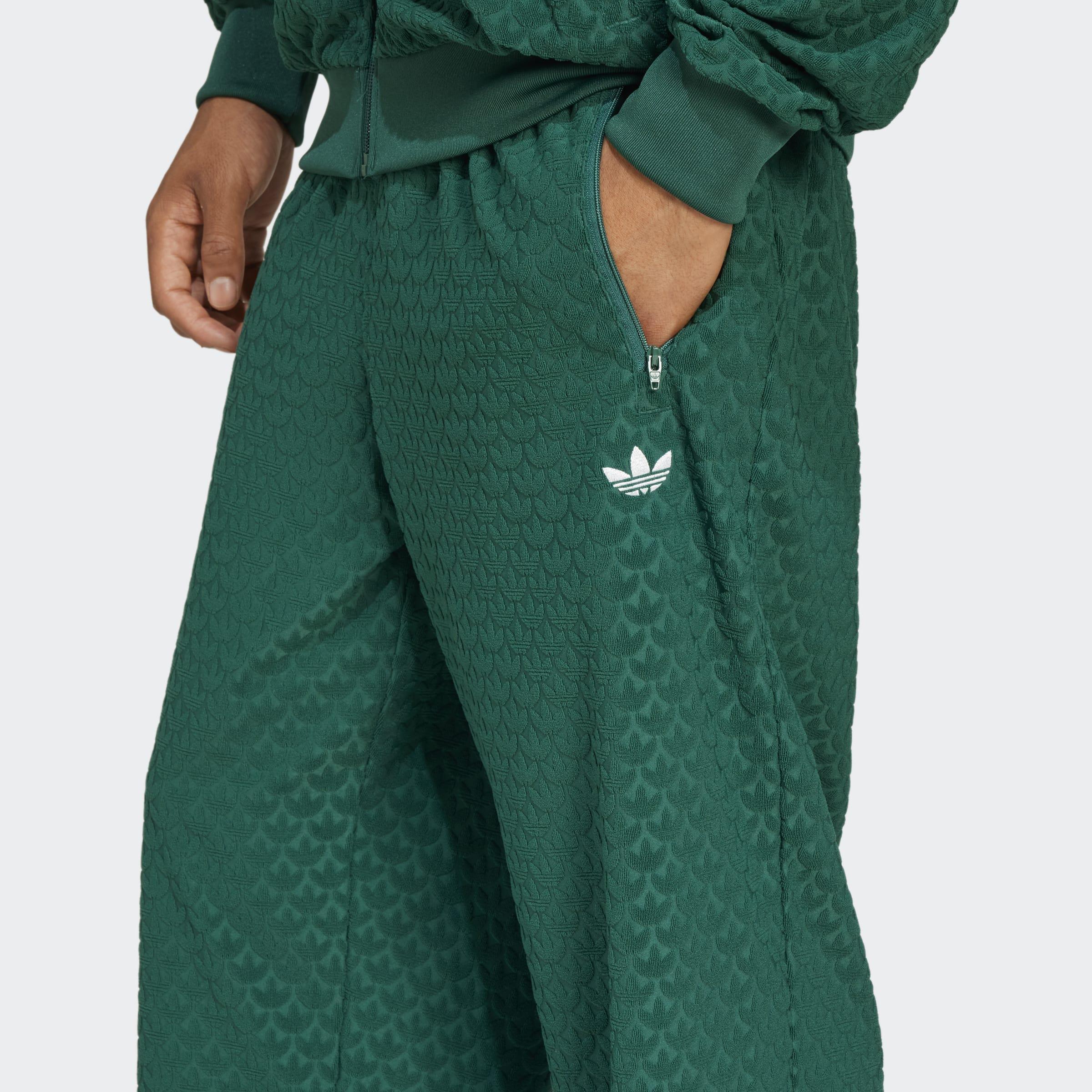 Monogram Track Pants, Green, A901_ONE, large image number 1