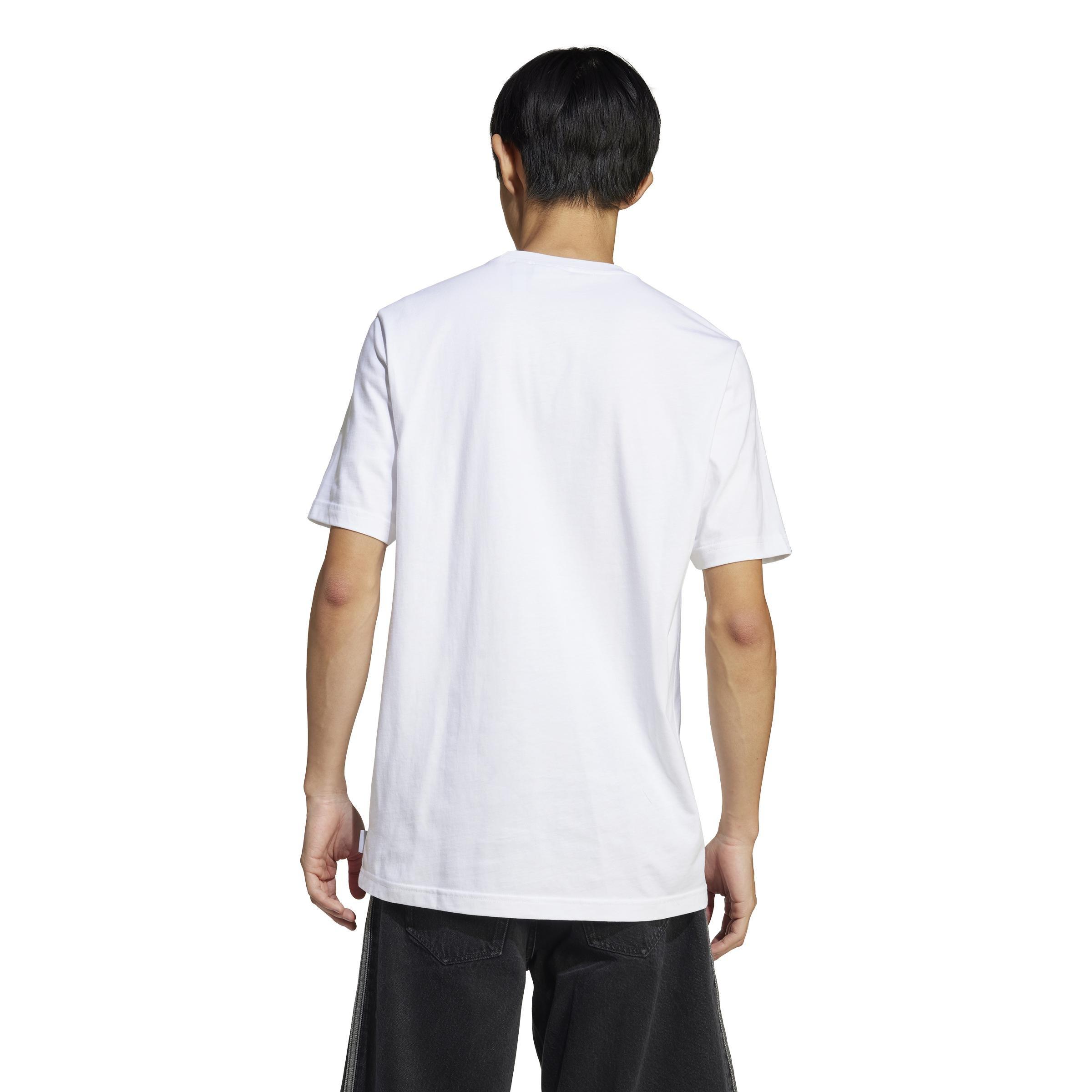 adidas Originals T-Shirt, White, A901_ONE, large image number 3