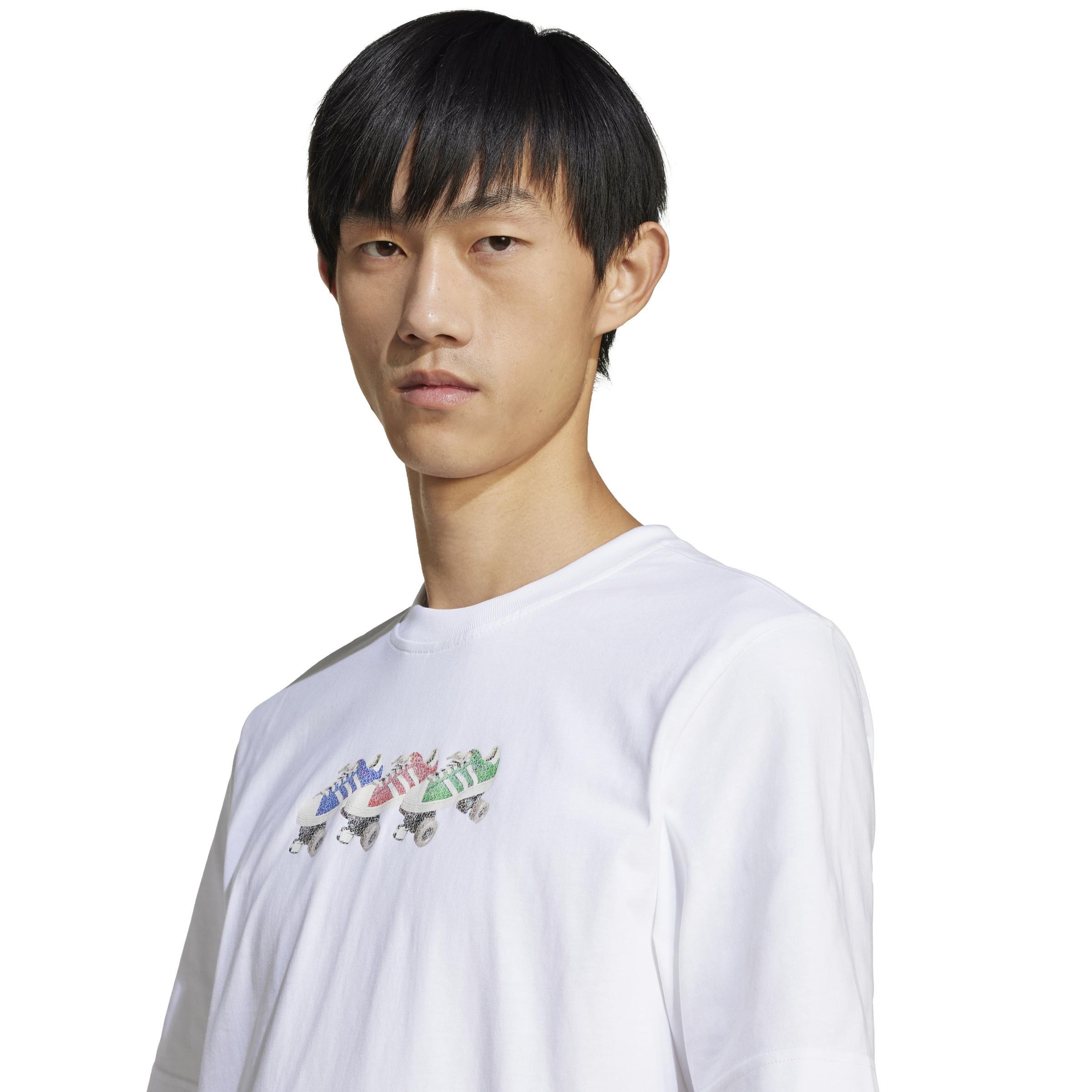adidas Originals T-Shirt, White, A901_ONE, large image number 4
