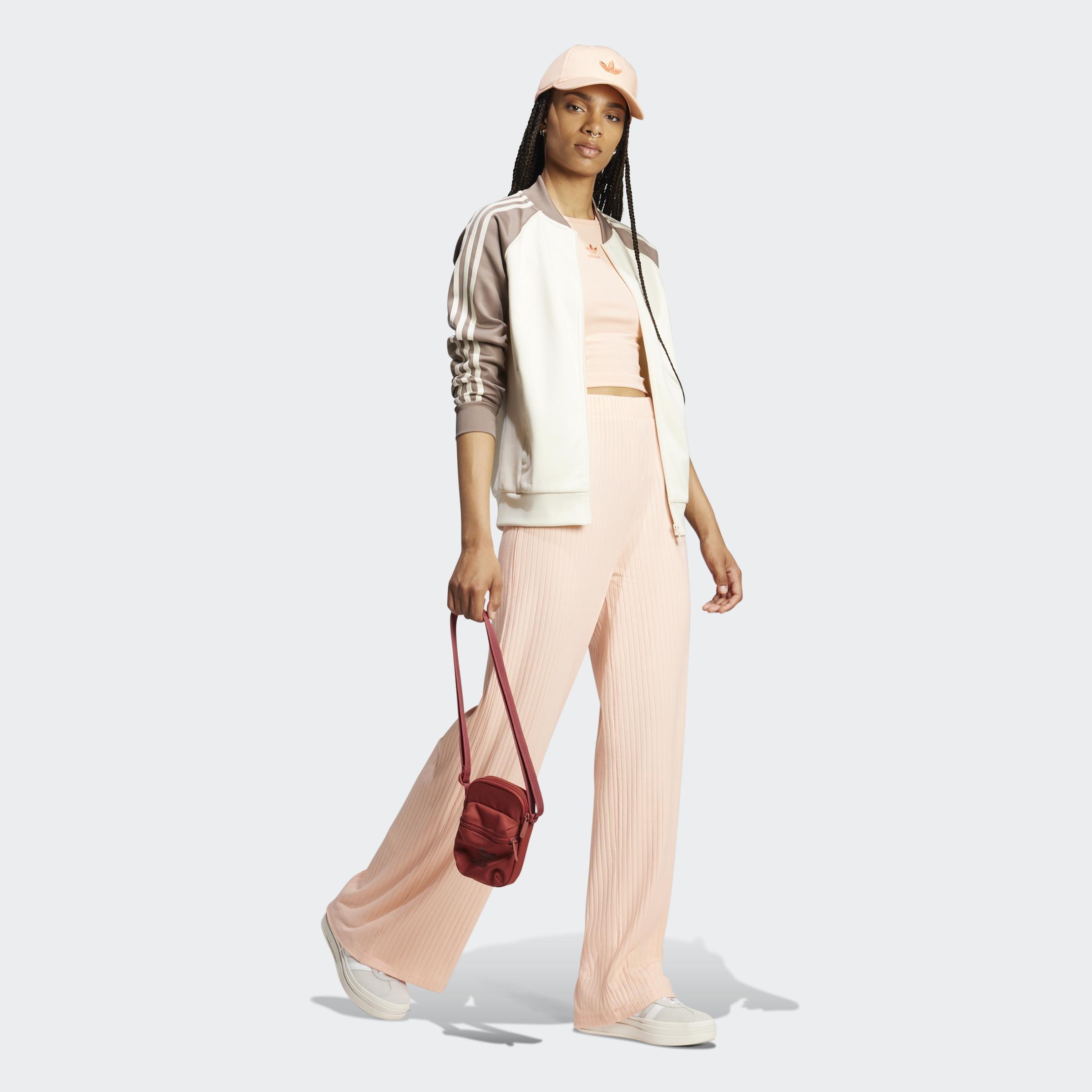 Essentials Wide Rib Pants, Pink, A901_ONE, large image number 5