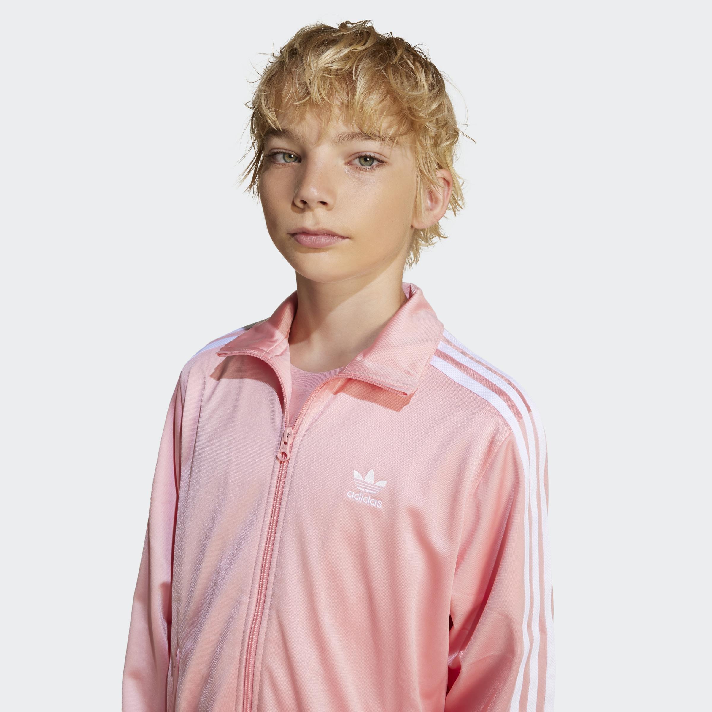 Kids Unisex Adicolor Firebird Top, Pink, A901_ONE, large image number 8