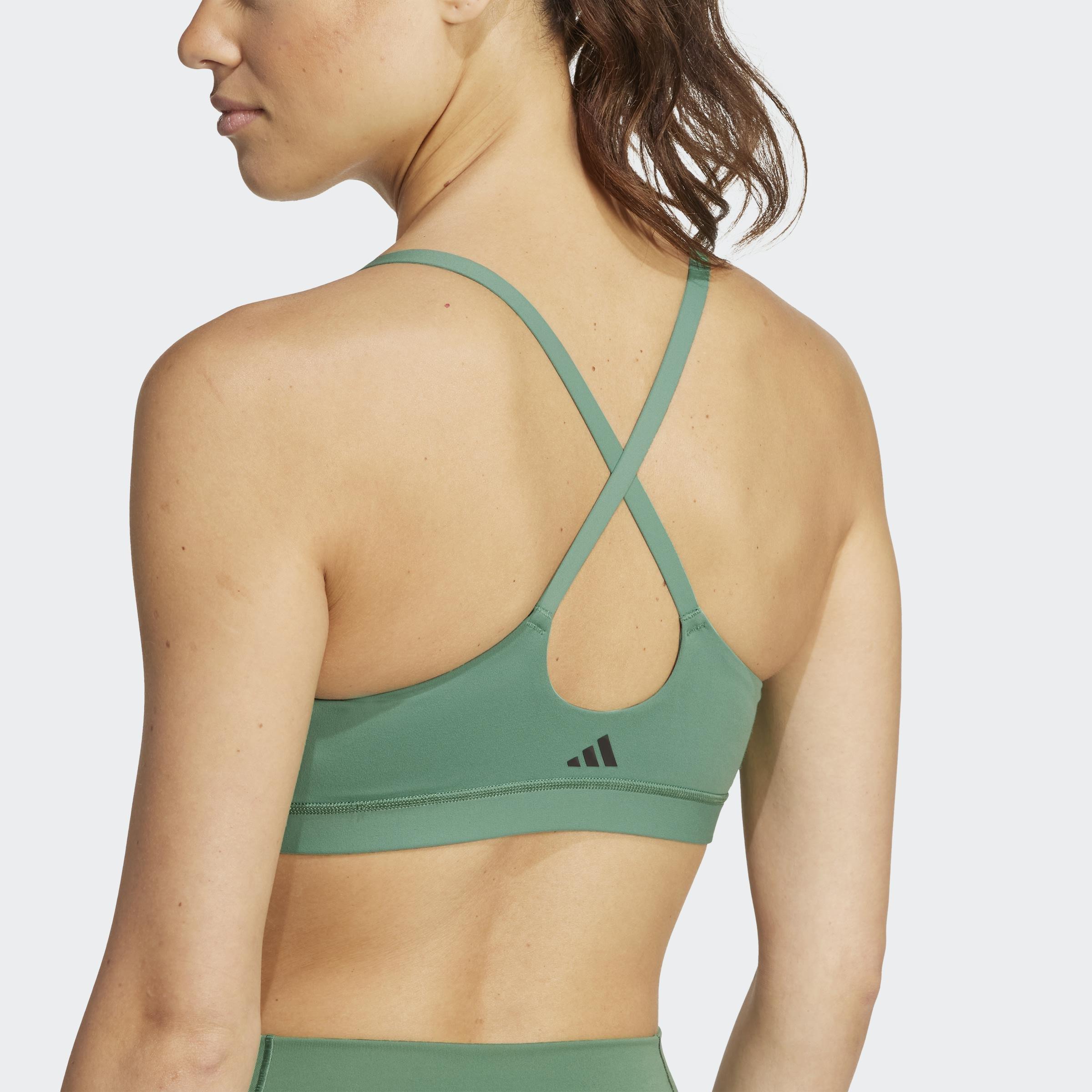 All Me Light Support Bra, Green, A901_ONE, large image number 6