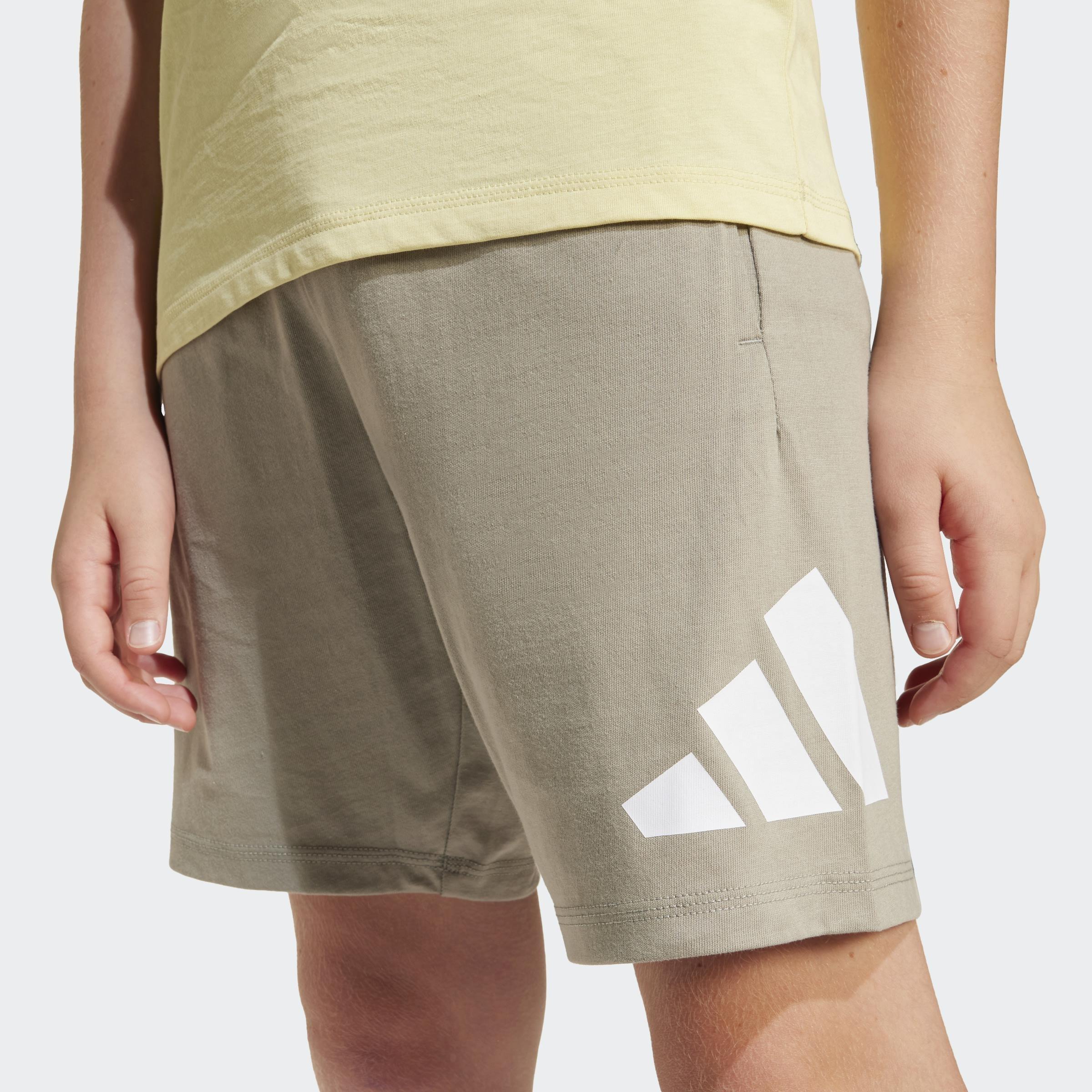 Kids Unisex Essentials Shorts, Beige, A901_ONE, large image number 9
