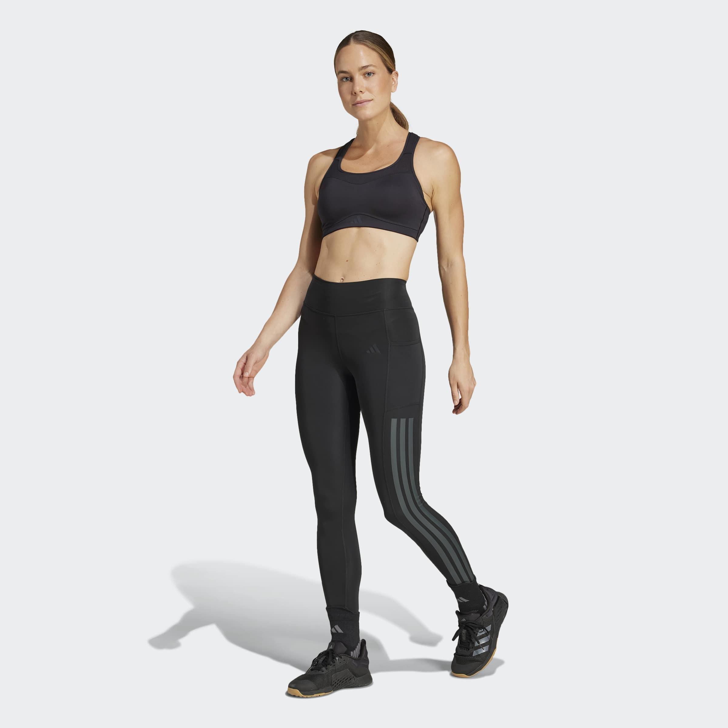 TLRD Impact Training High Support Bra, Black, A901_ONE, large image number 5